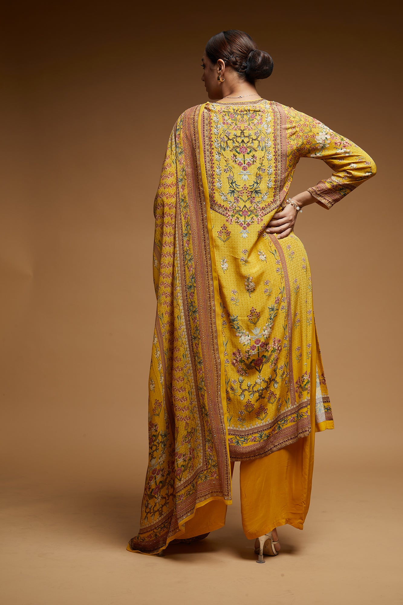 Mustard-Color-Suit-Set