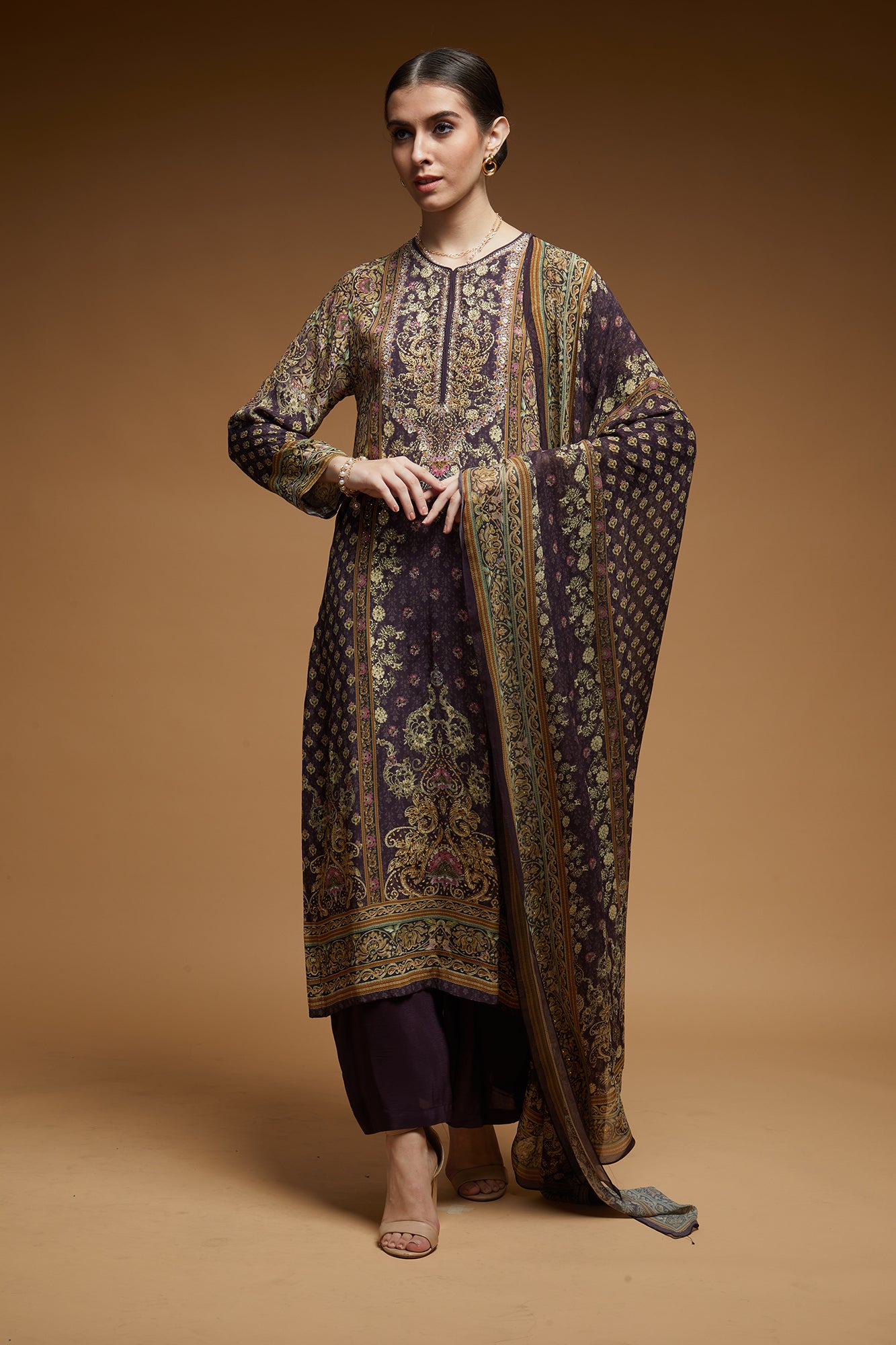 Brown-Color-Suit-Set