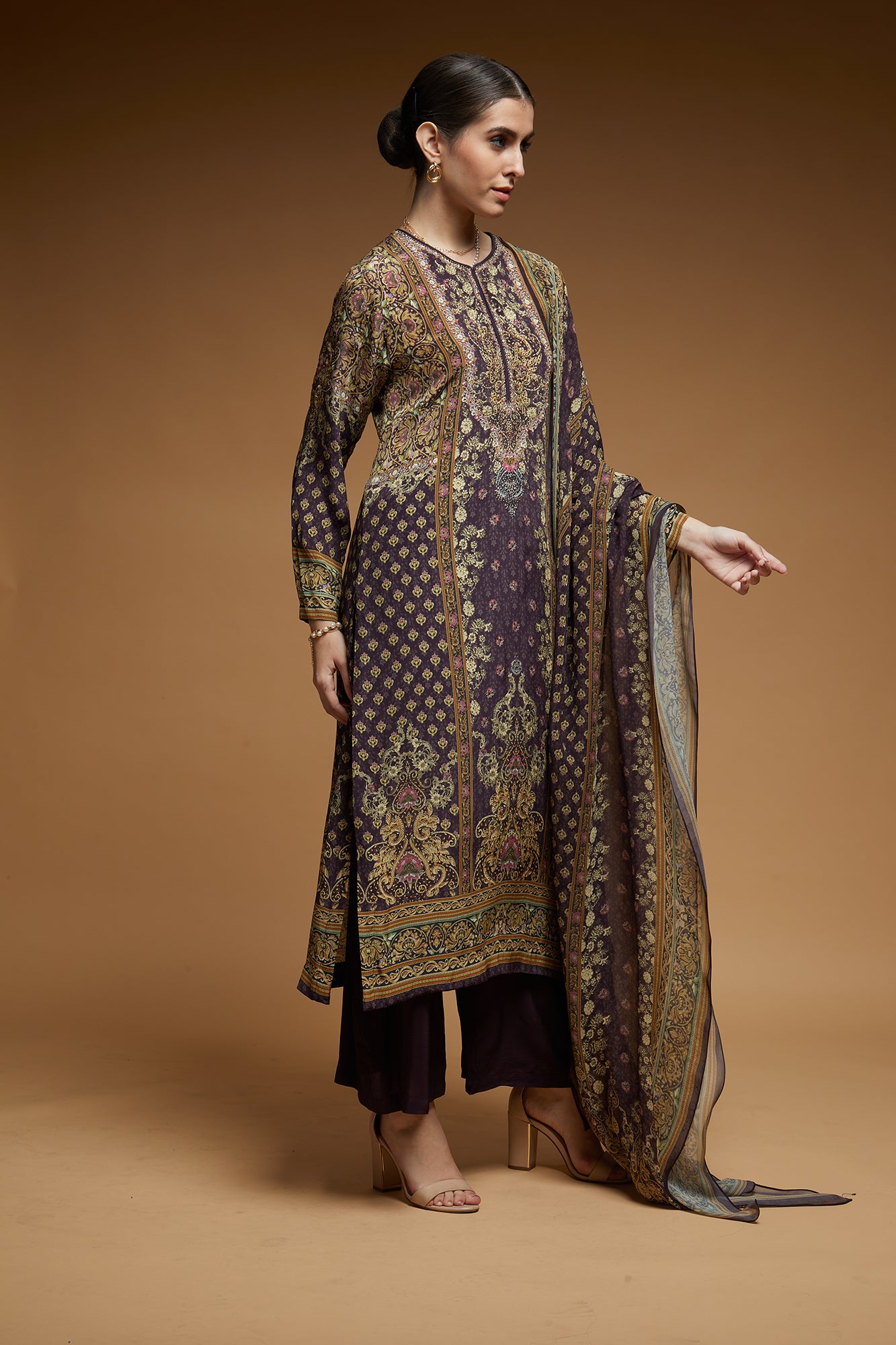 Brown-Color-Suit-Set