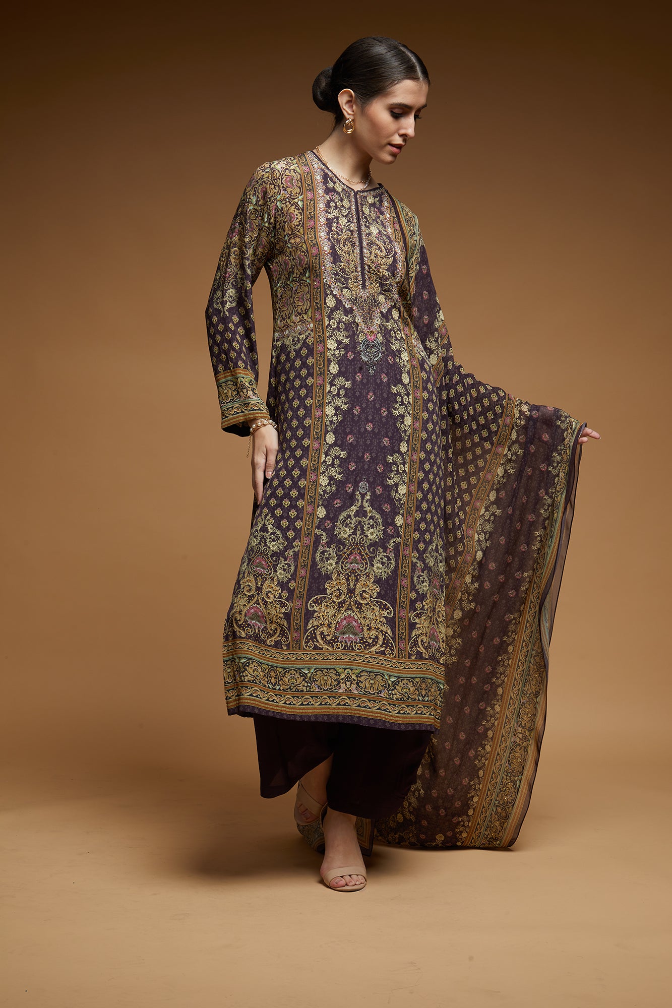 Brown-Color-Suit-Set