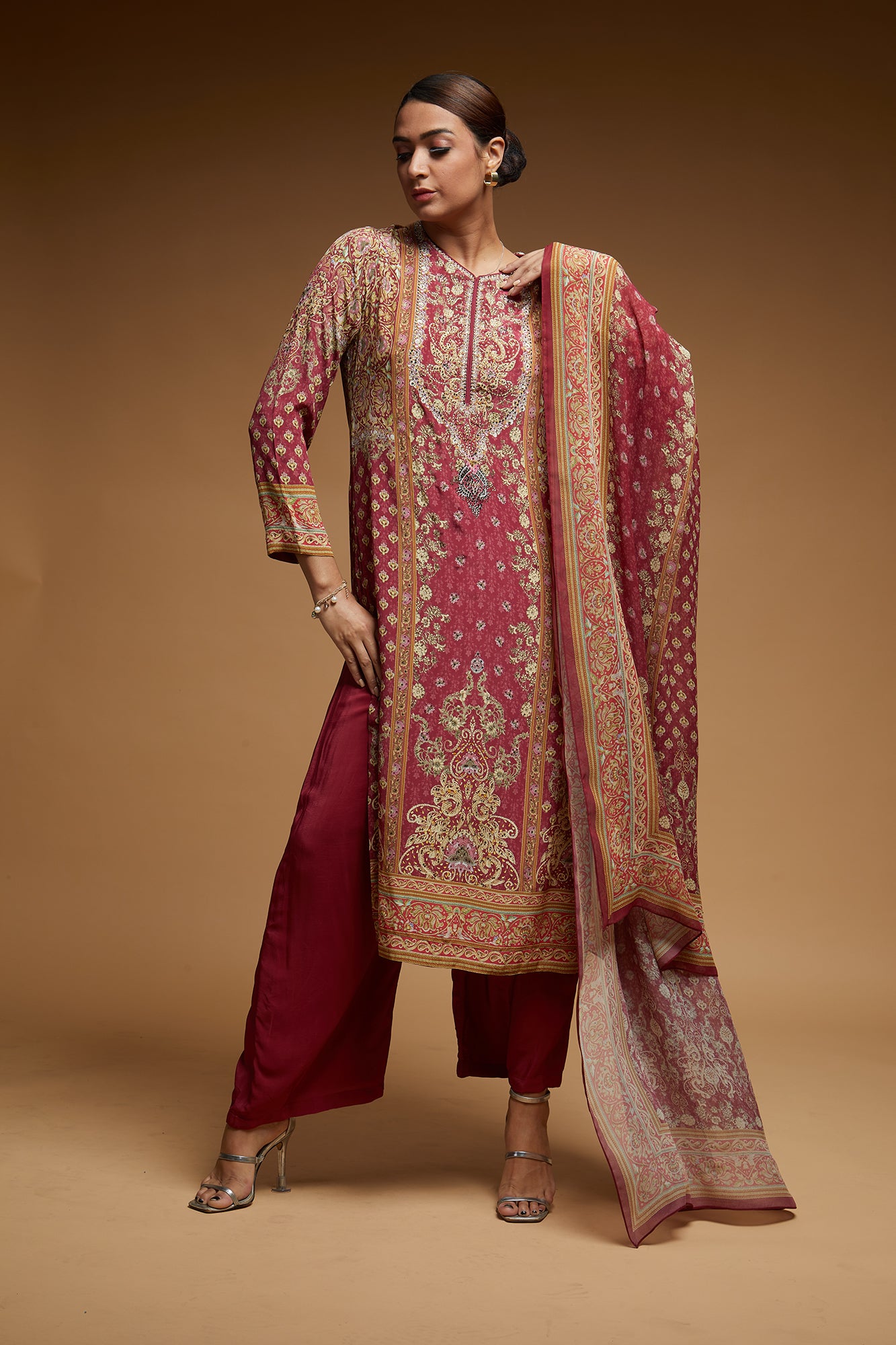 Pale-Pink-Color-Suit-Set