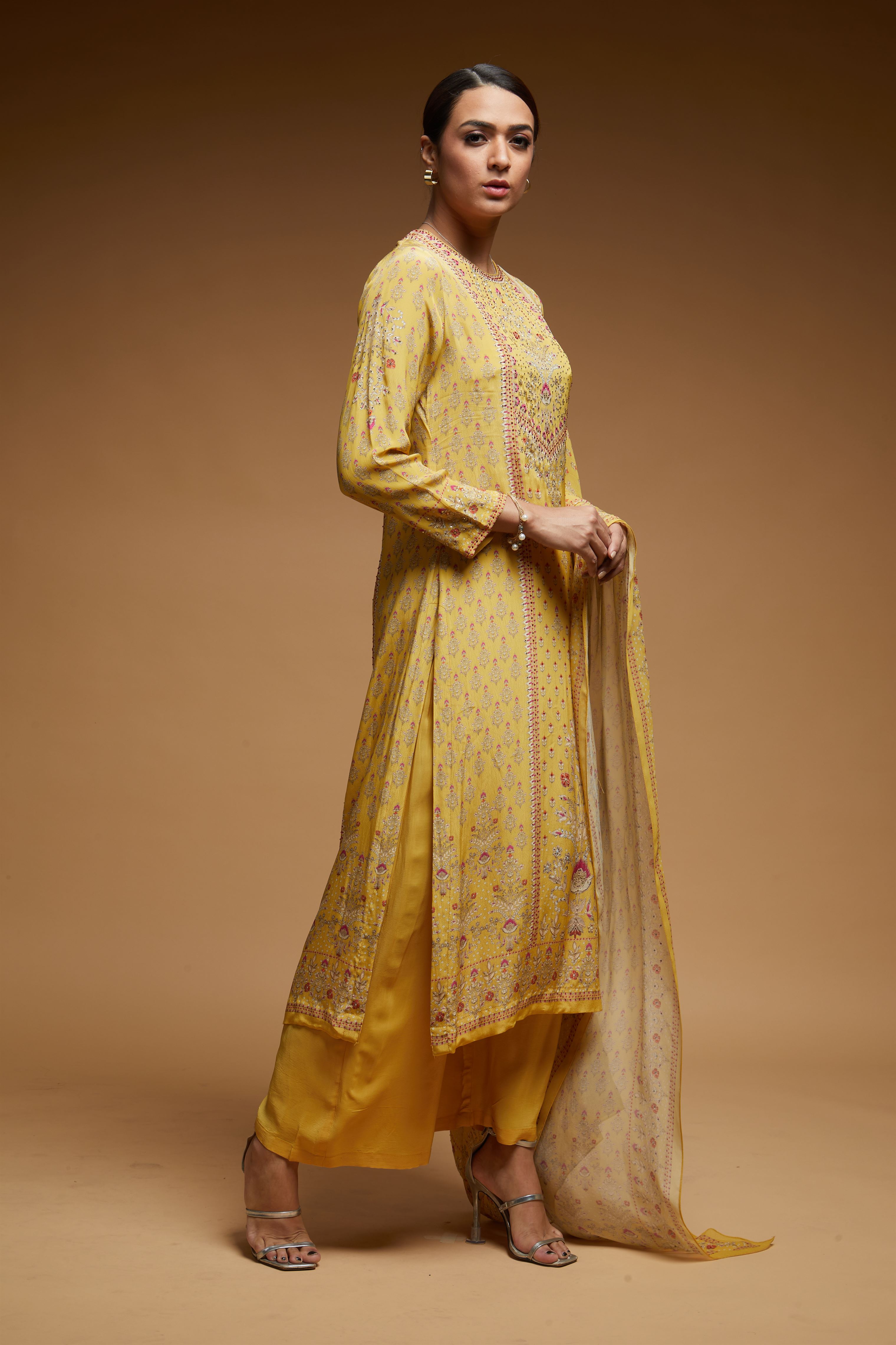 Yellow-Color-Suit-Set