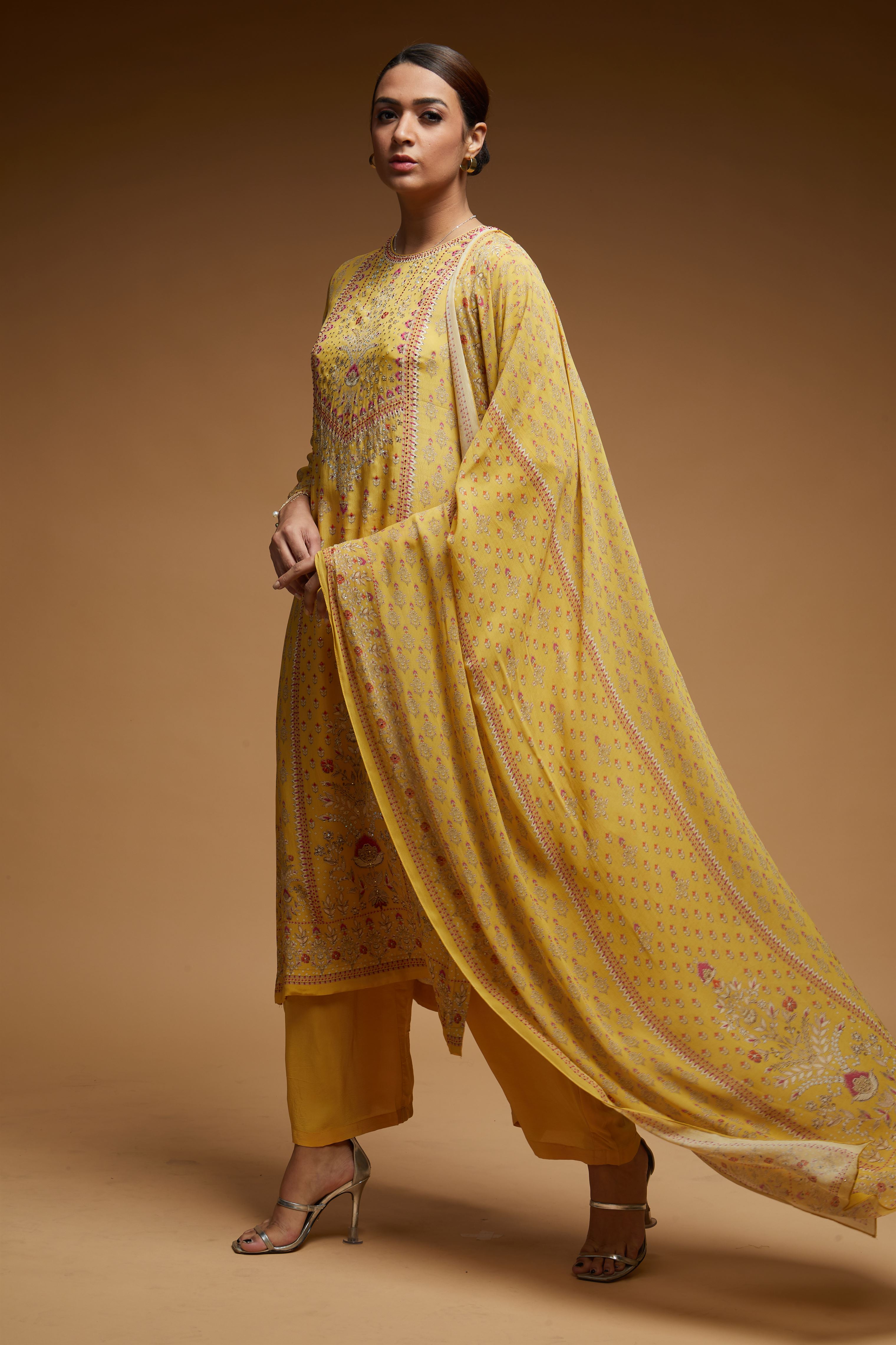 Yellow-Color-Suit-Set