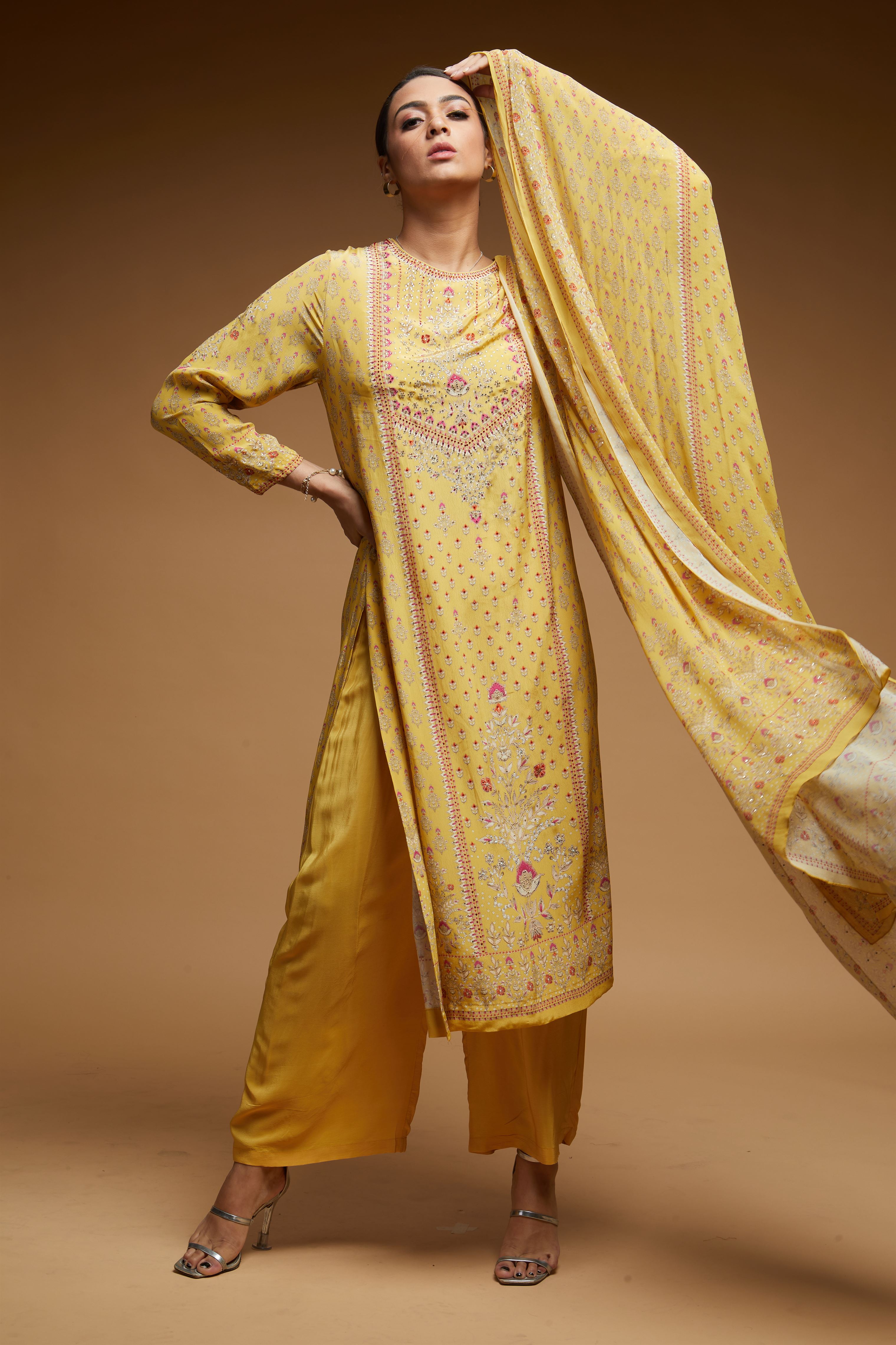 Yellow-Color-Suit-Set