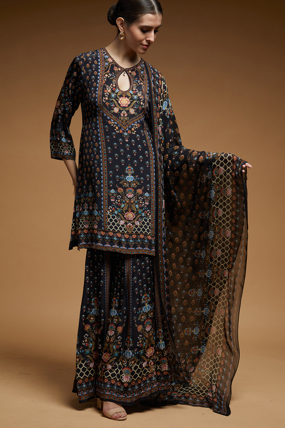 Black Color Sharara