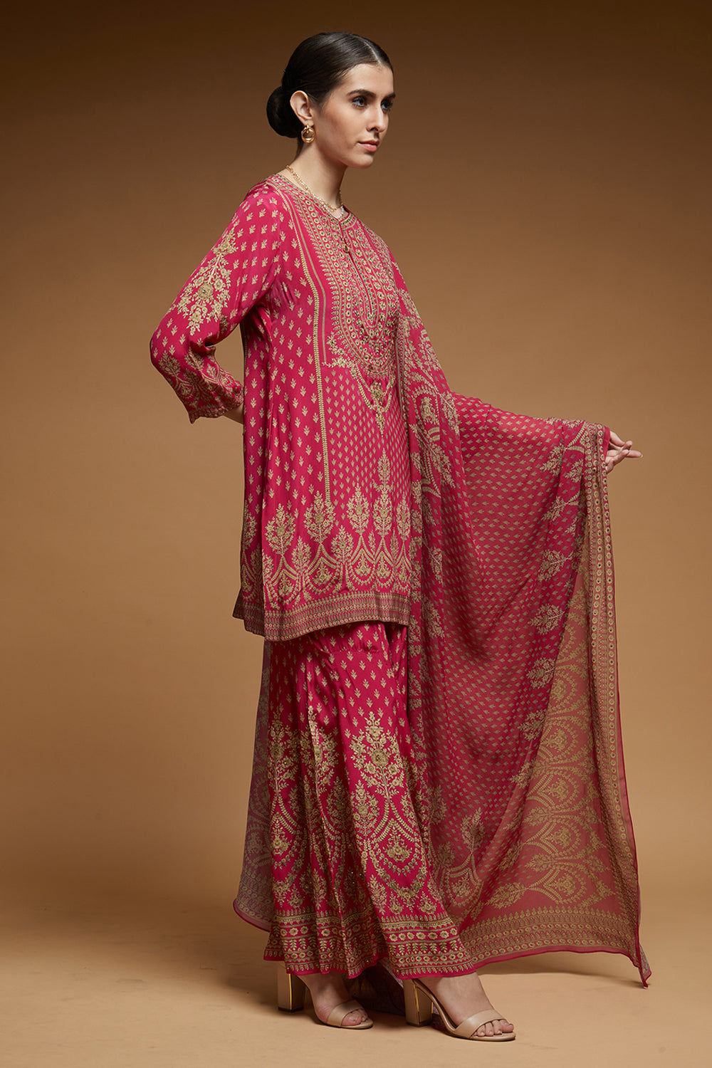 Pink Color Sharara