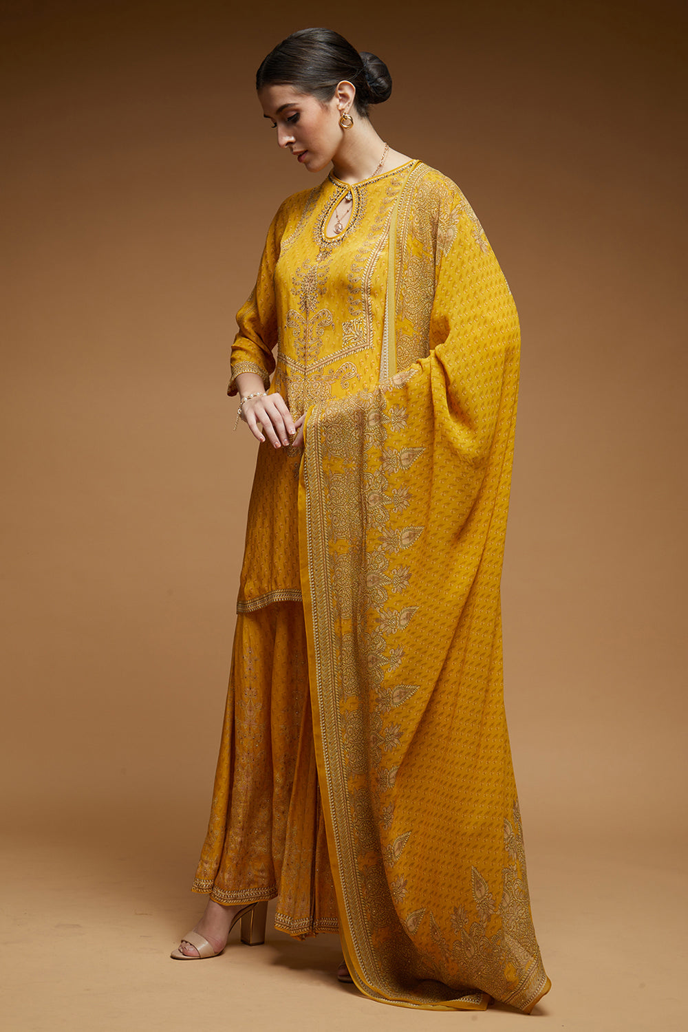 Mustard Color Sharara
