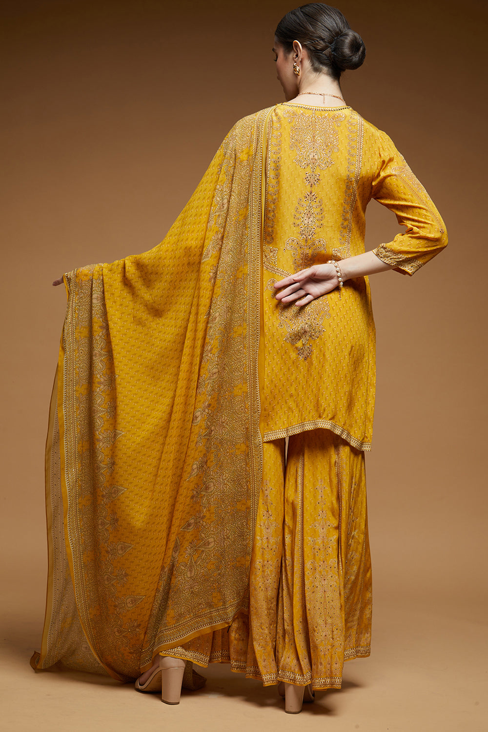 Mustard Color Sharara