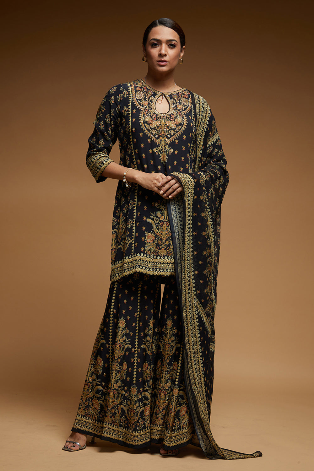 Black Color Sharara