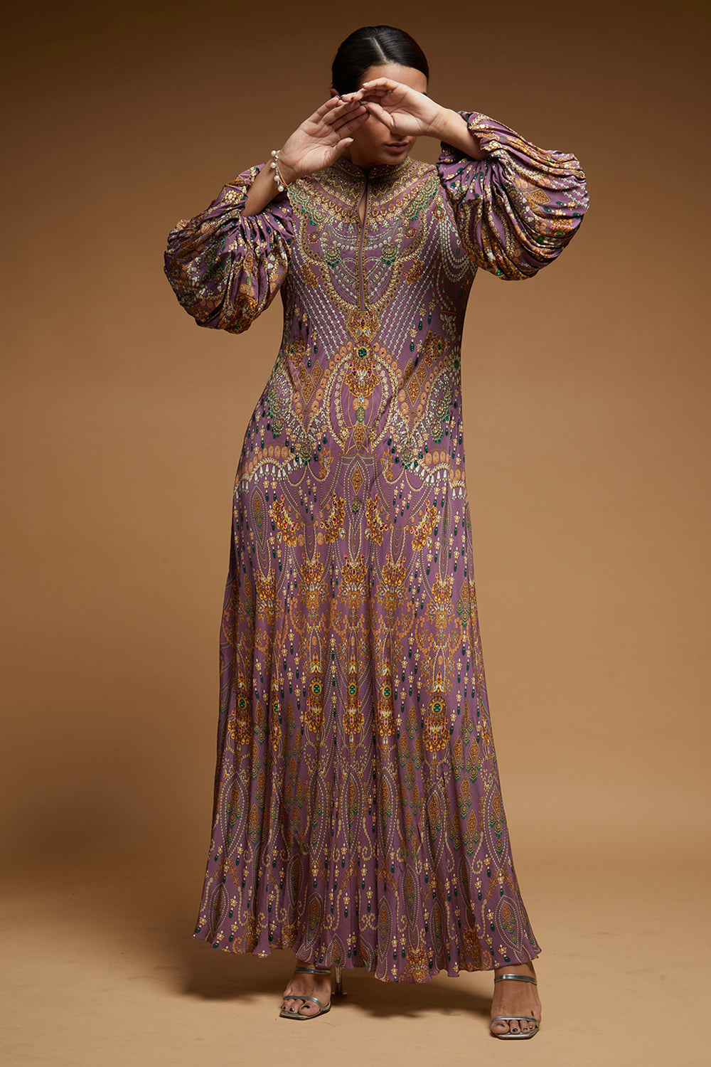 Lavender Bejewelled Gown