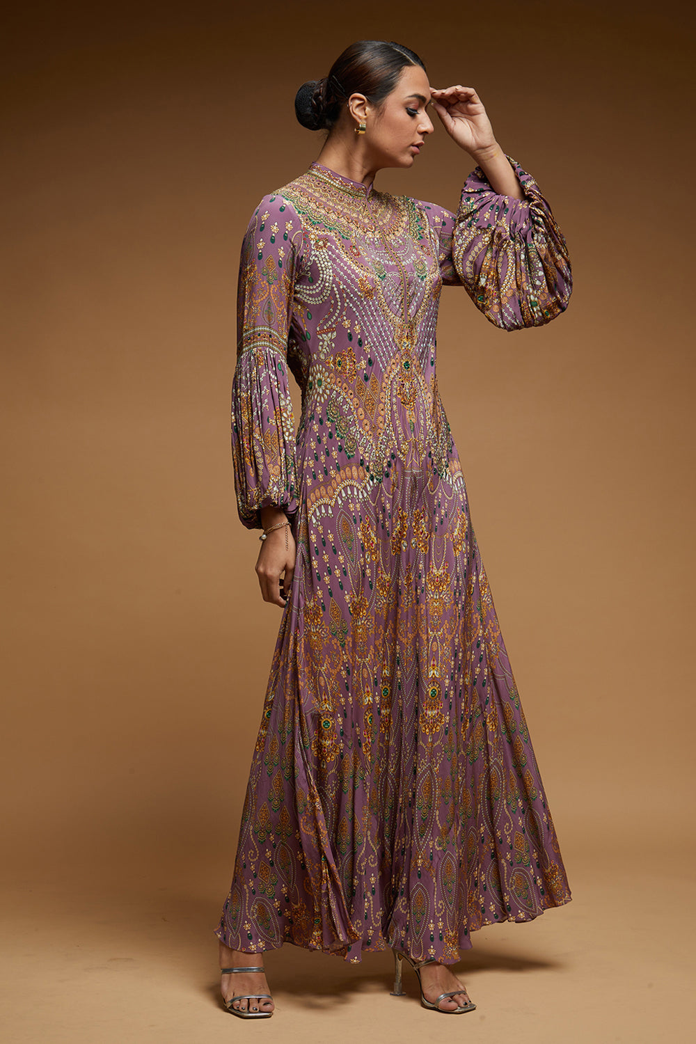 Lavender Bejewelled Gown
