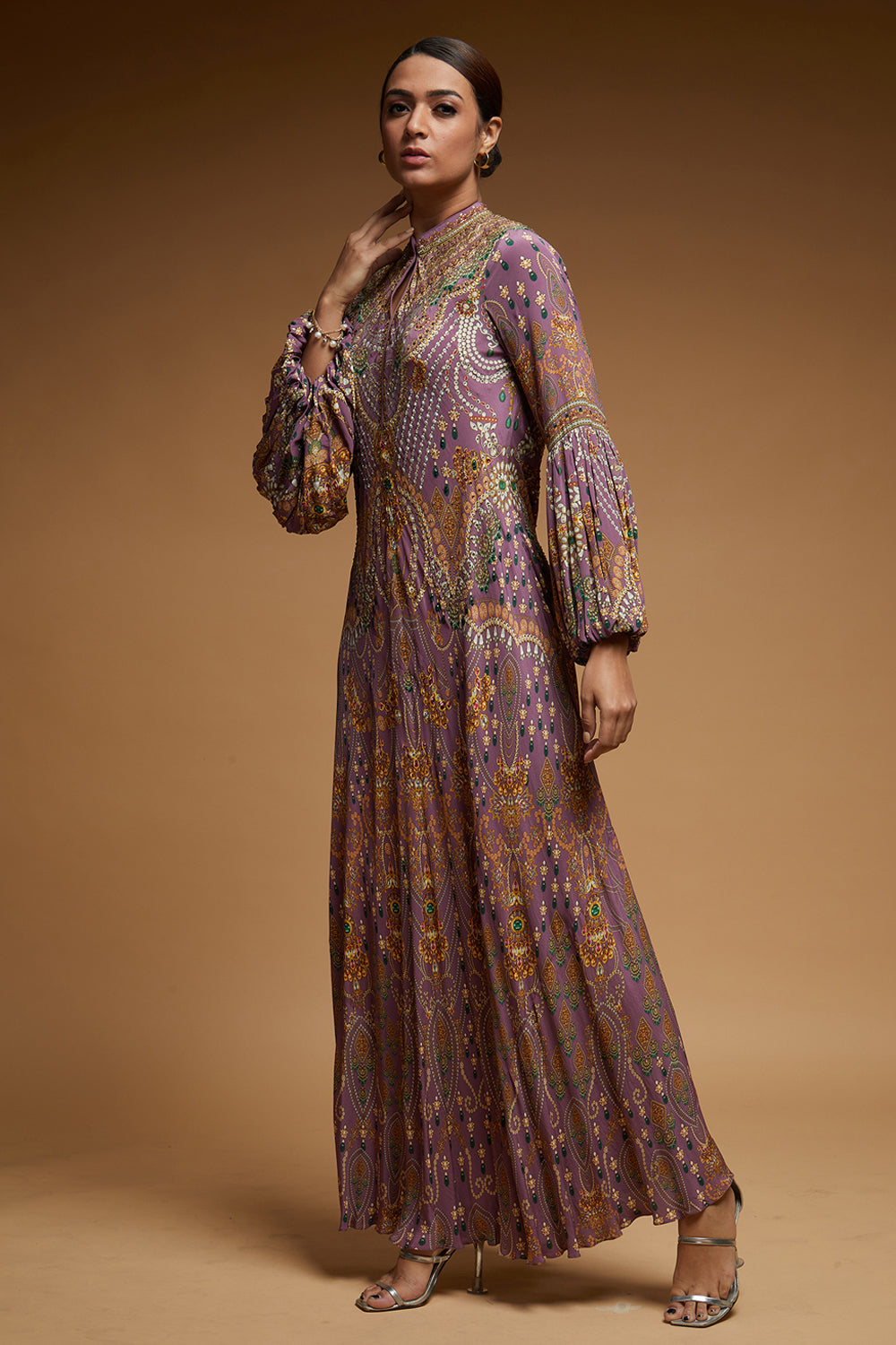 Lavender Bejewelled Gown