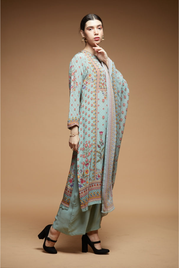 Pale-Mint-color-Suit-Set