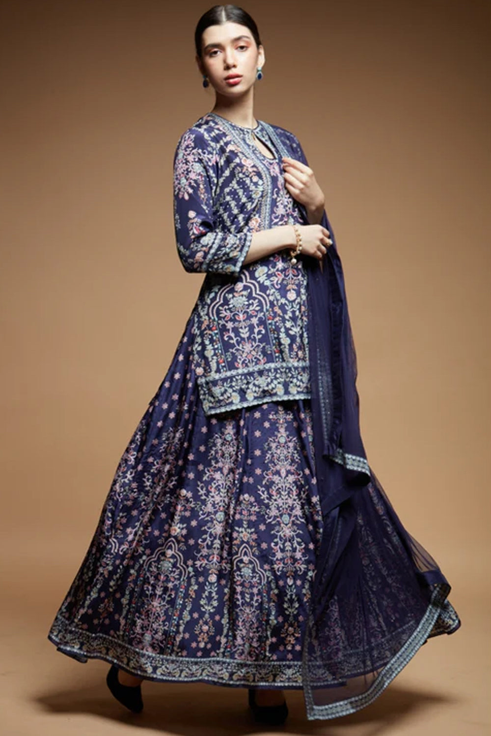 Blue Lehenga Set