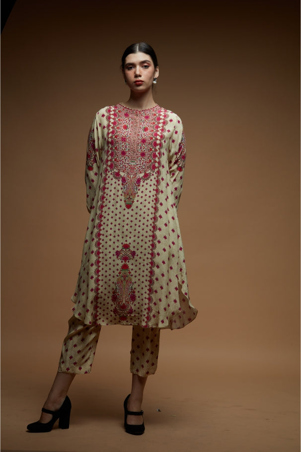 Beige-Color-Co-ord-Set