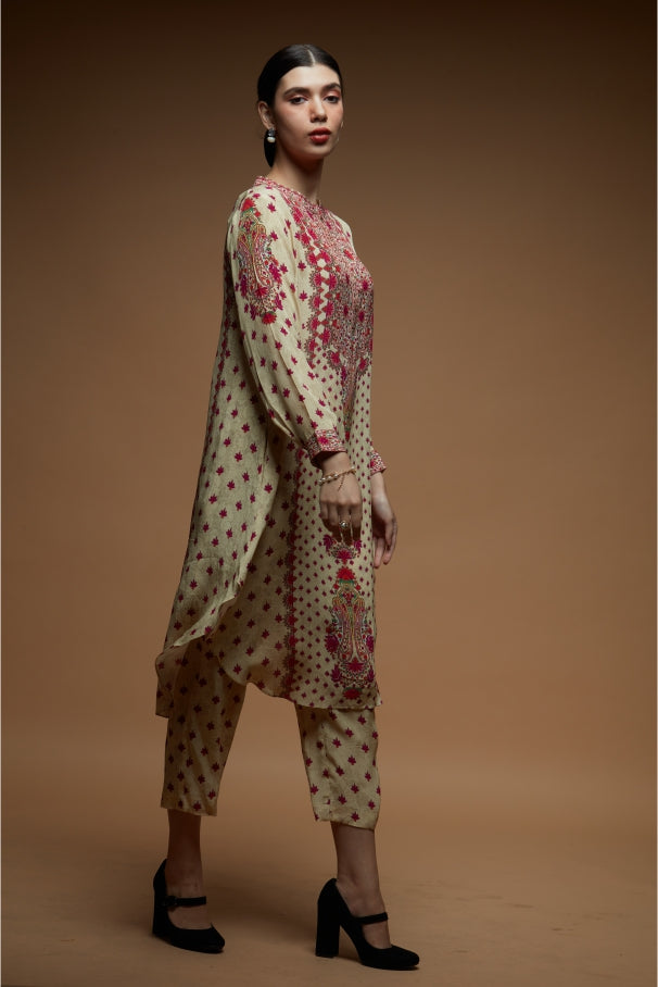 Beige-Color-Co-ord-Set