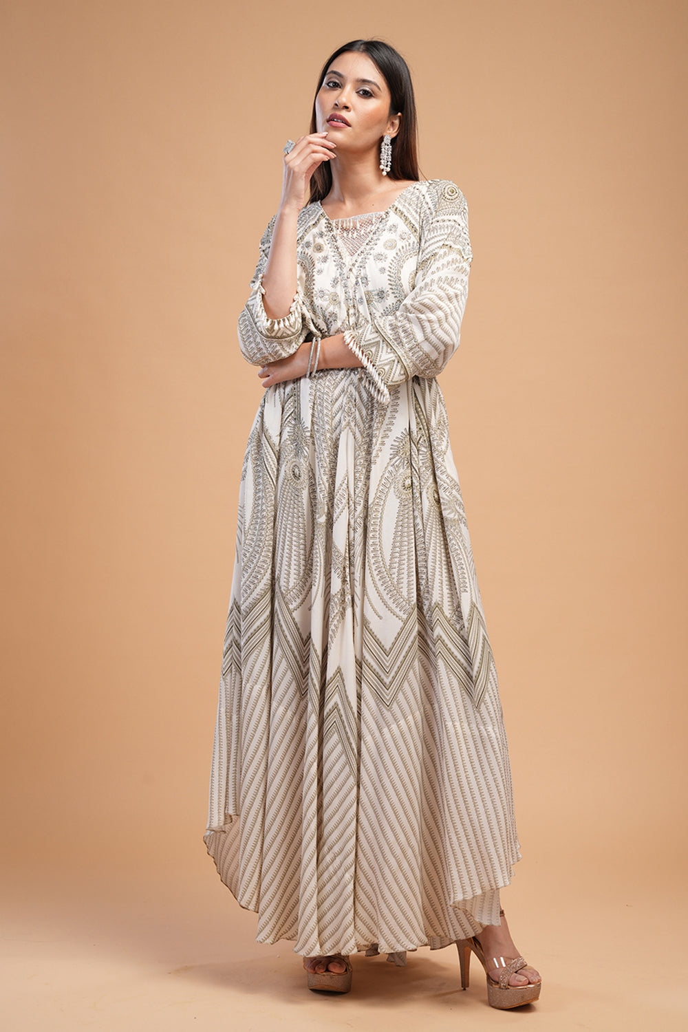 Beige Kaftan