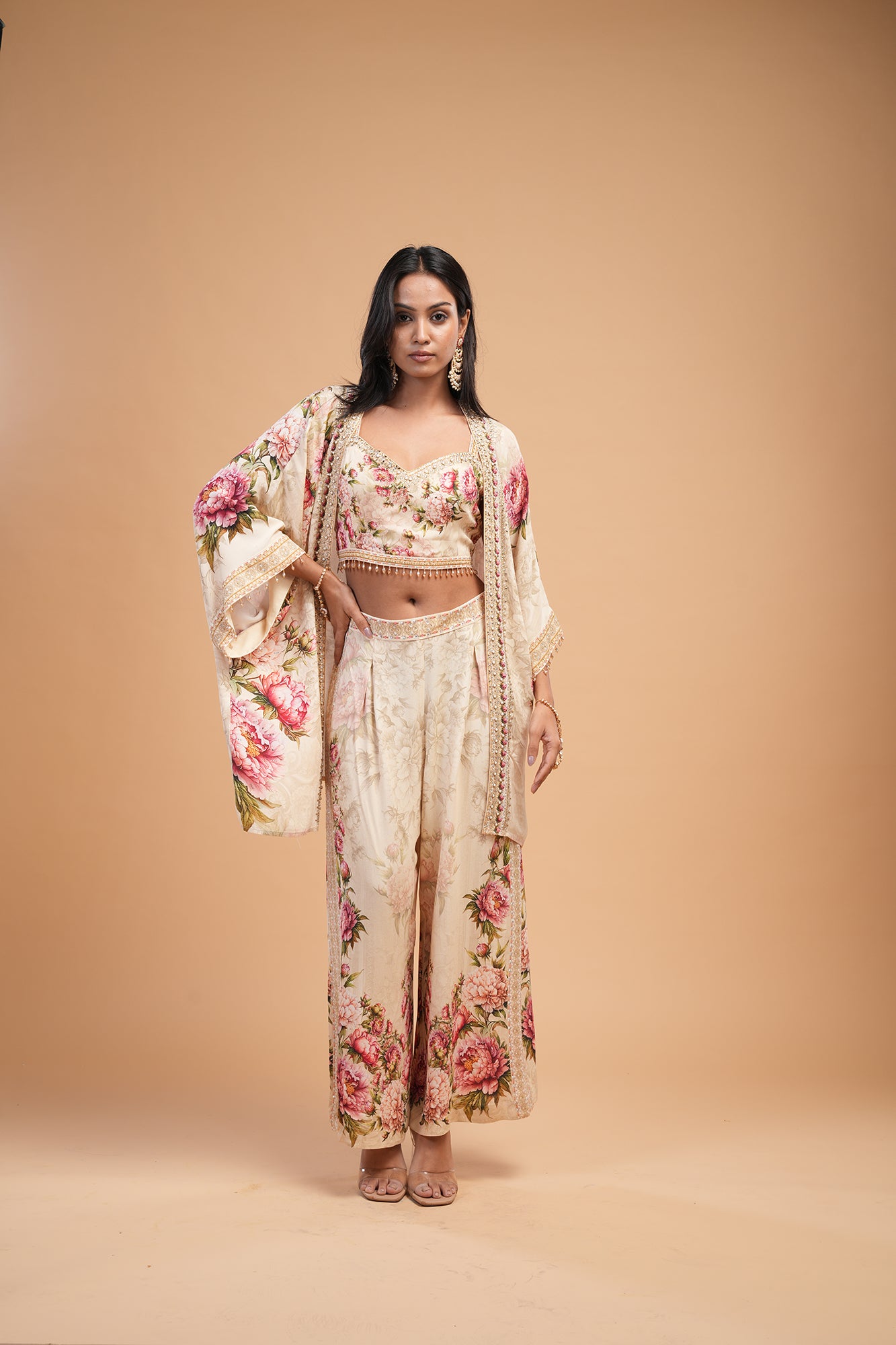 beige-color-cape-pant-shirt-1