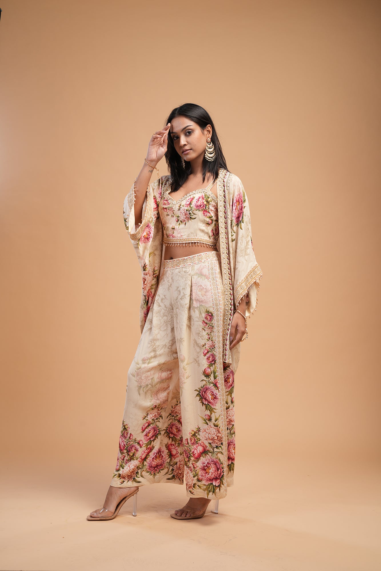 beige-color-cape-pant-shirt-2