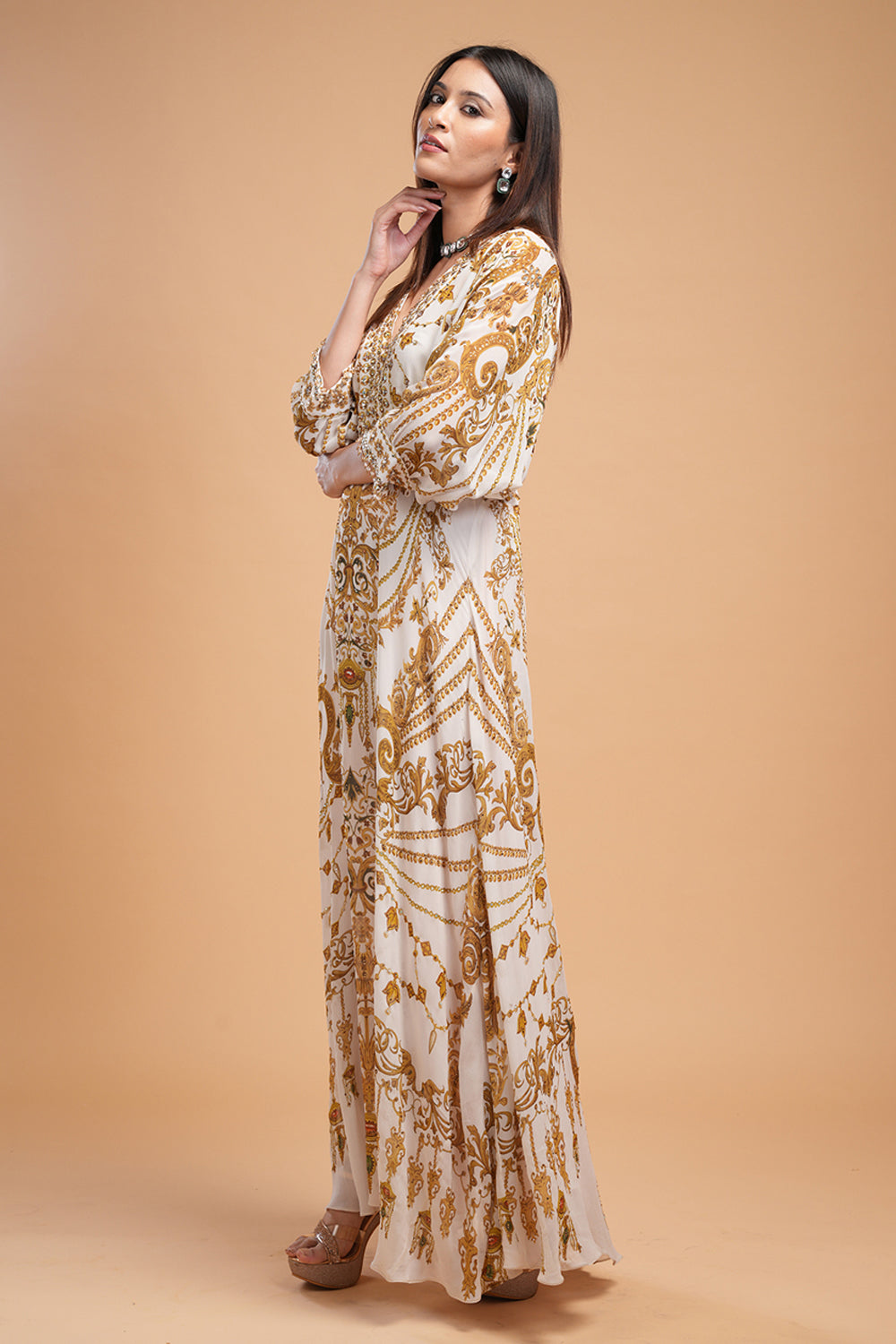 Beige Kaftan