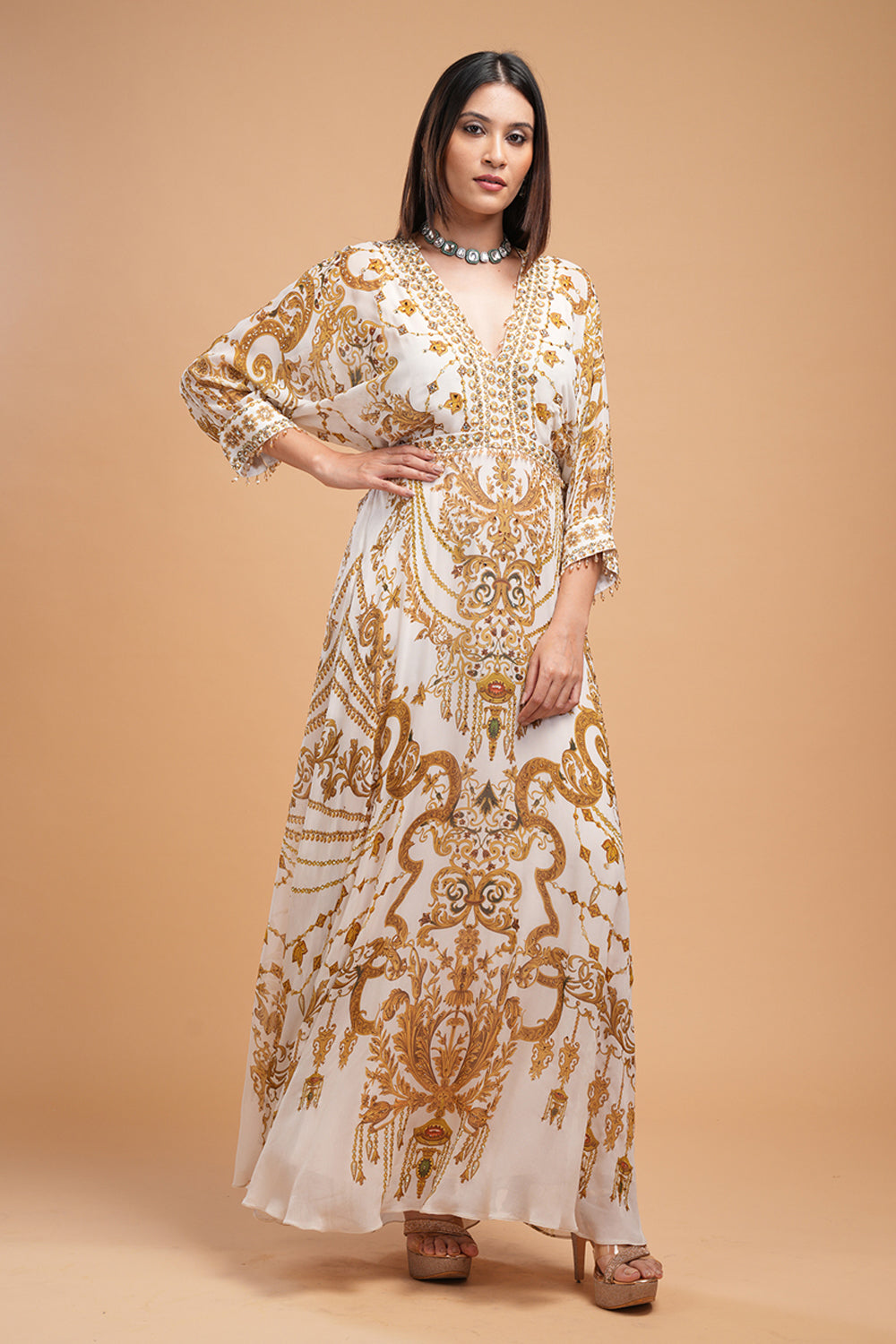 Beige Kaftan