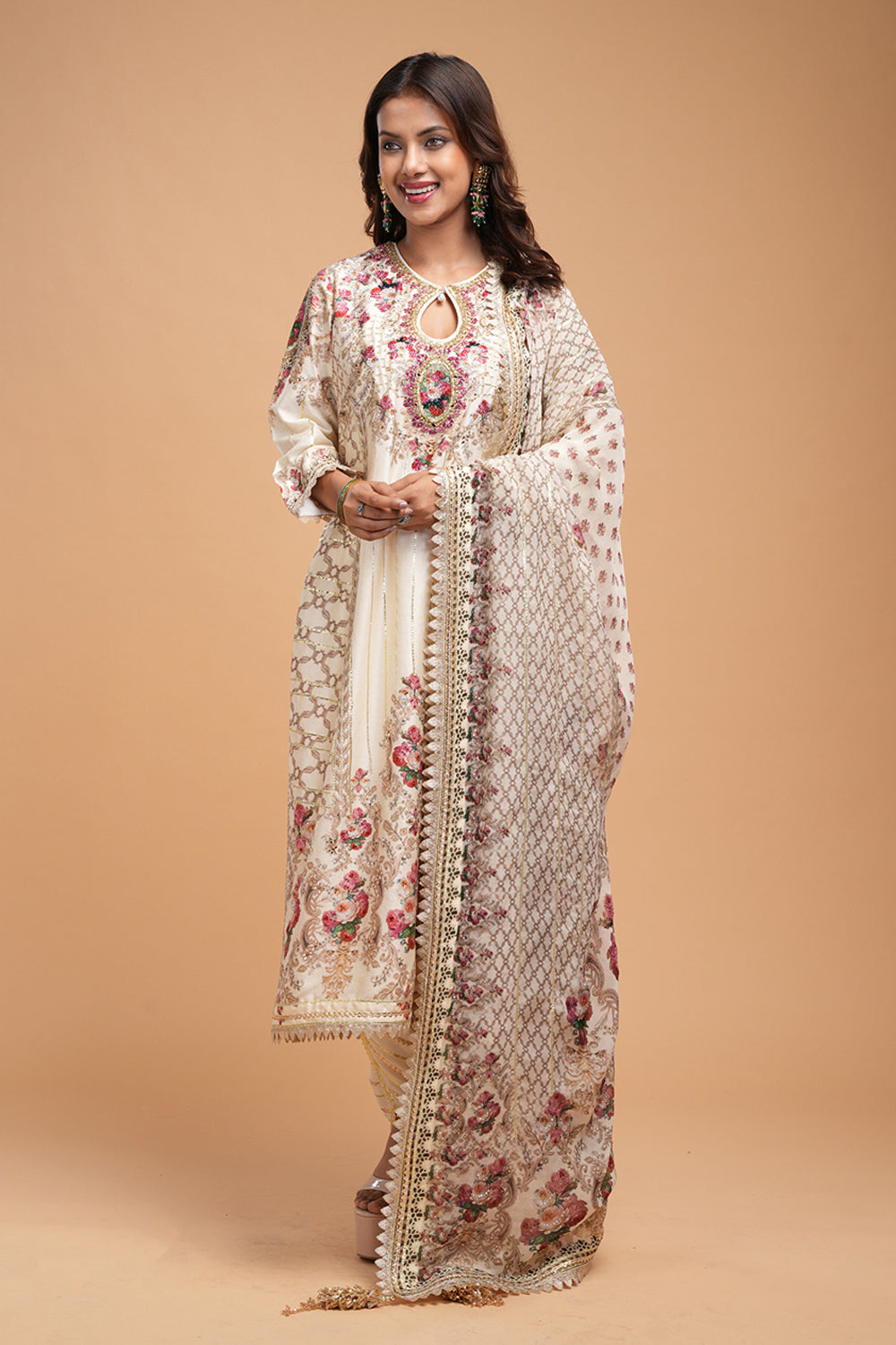 Beige Kurta Set