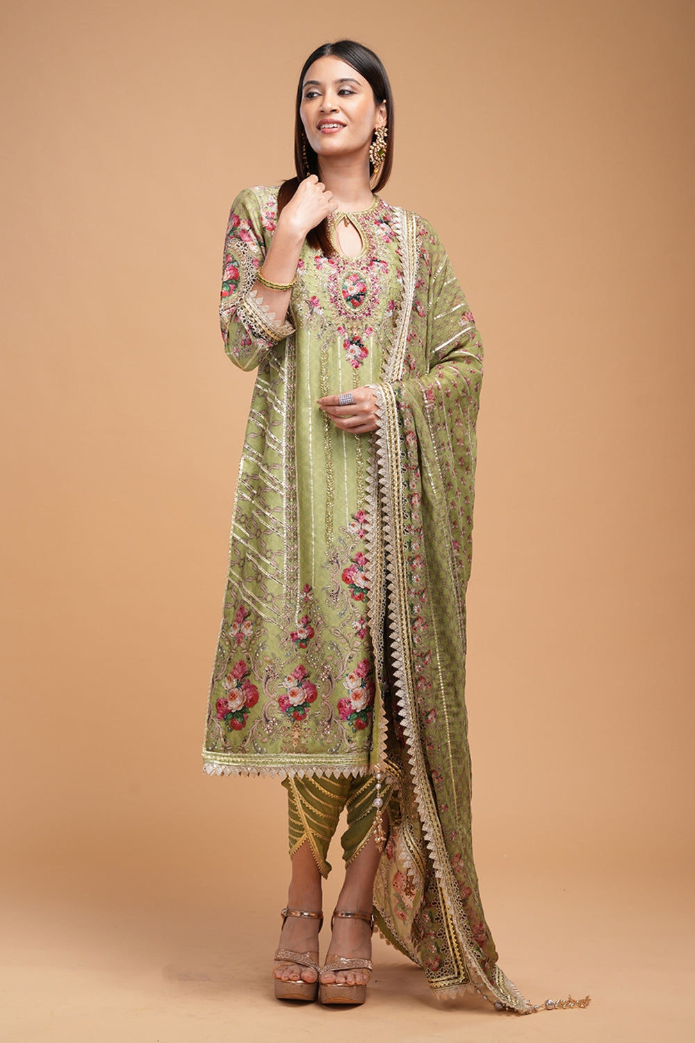 Pale Green Kurta Set