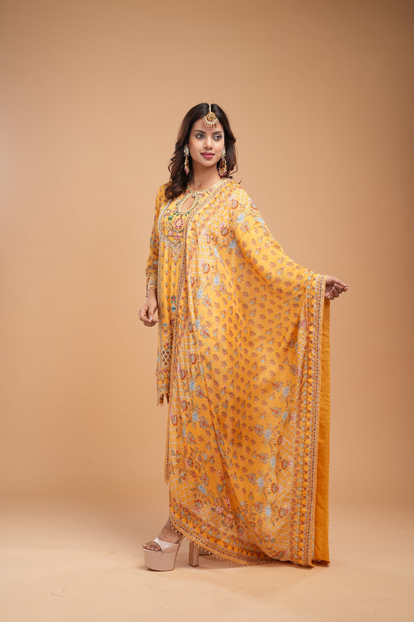 Mustard-Color-Suit-Set