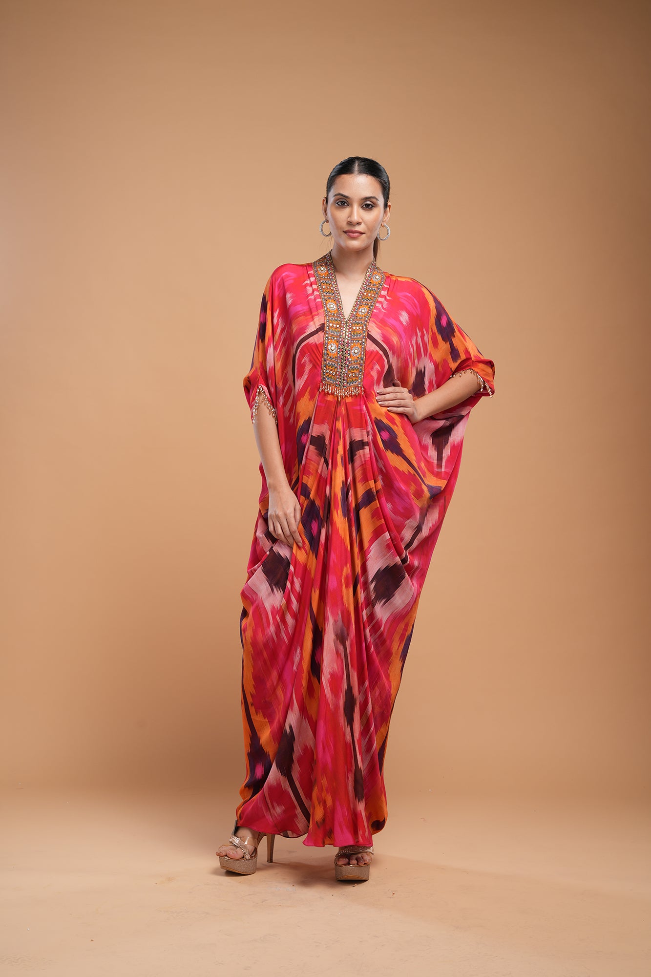 Fuchsia-Color-Kaftan