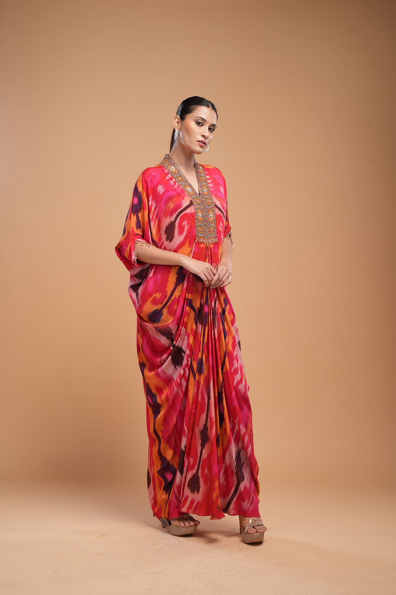 Fuchsia-Color-Kaftan
