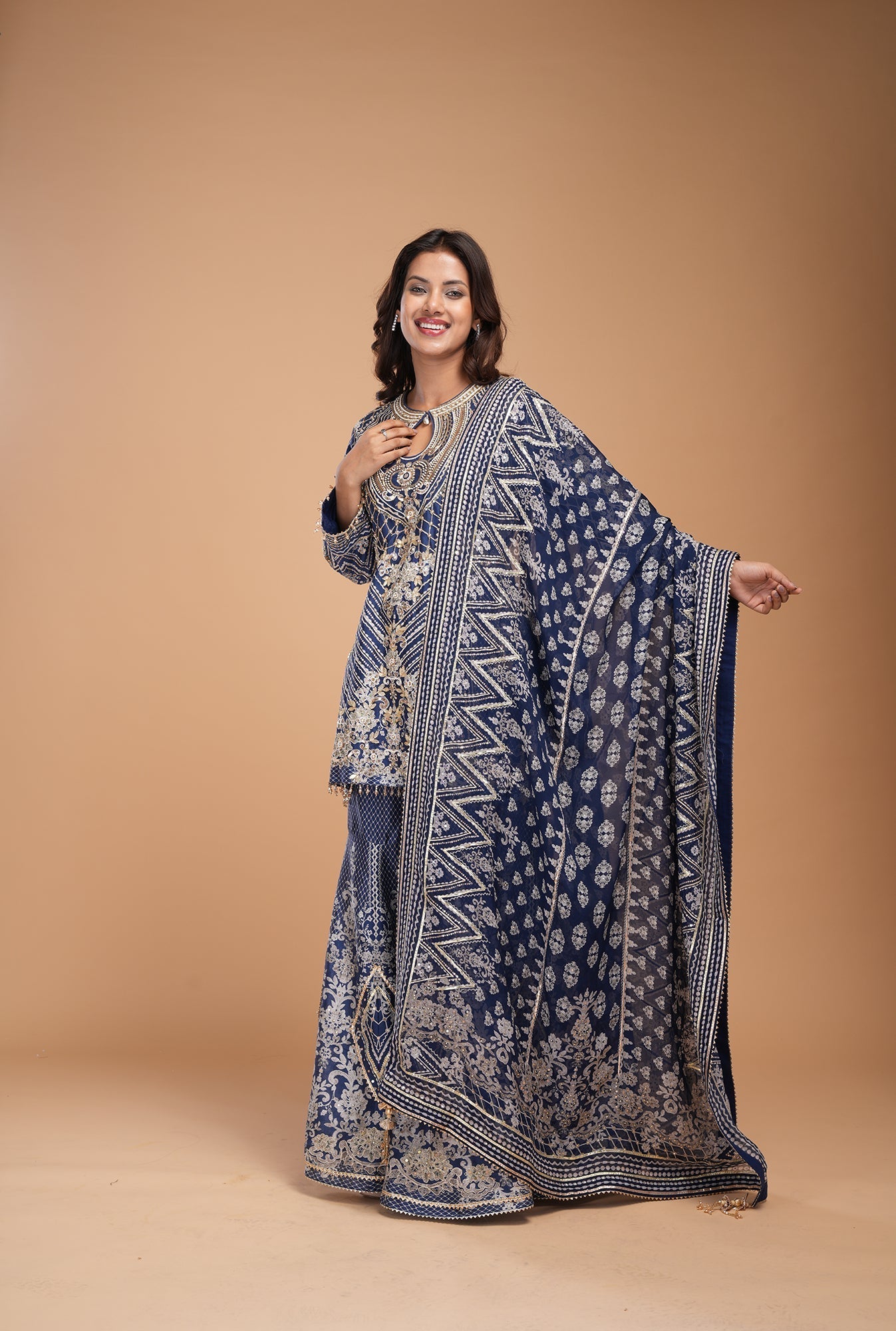 navy-blue-color-sharara-5