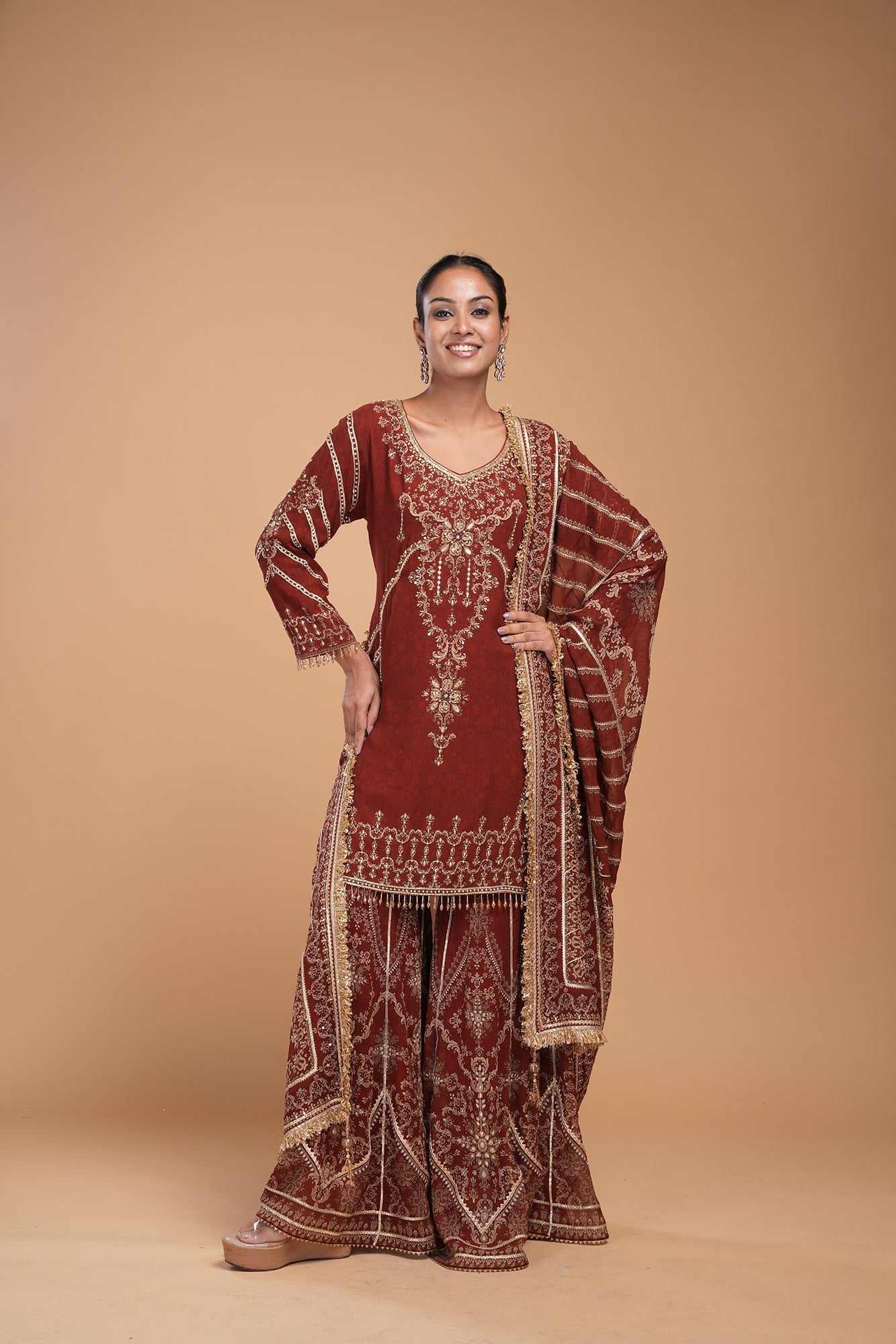maroon-color-sharara-1