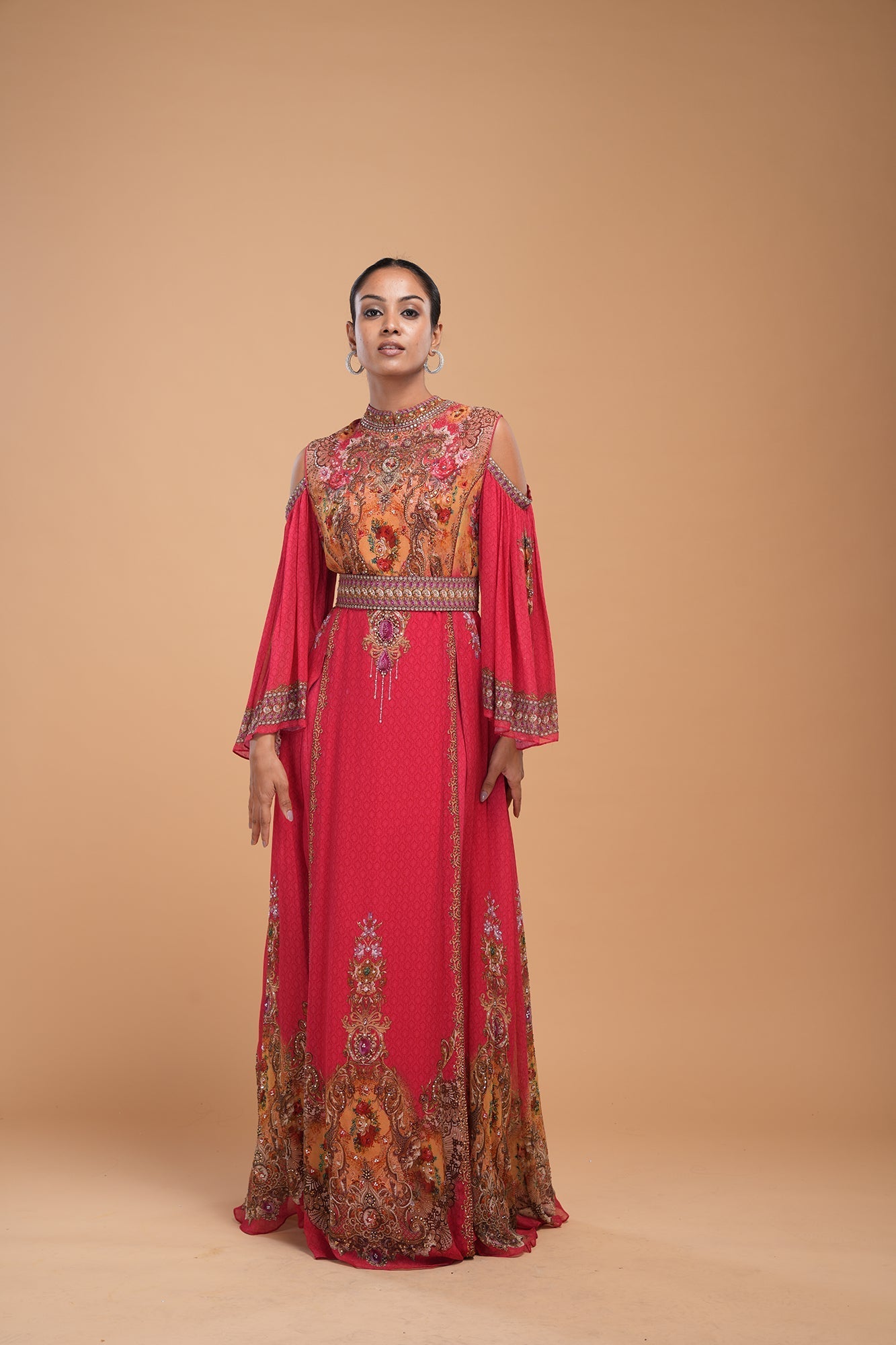 red-color-kaftan-2-6