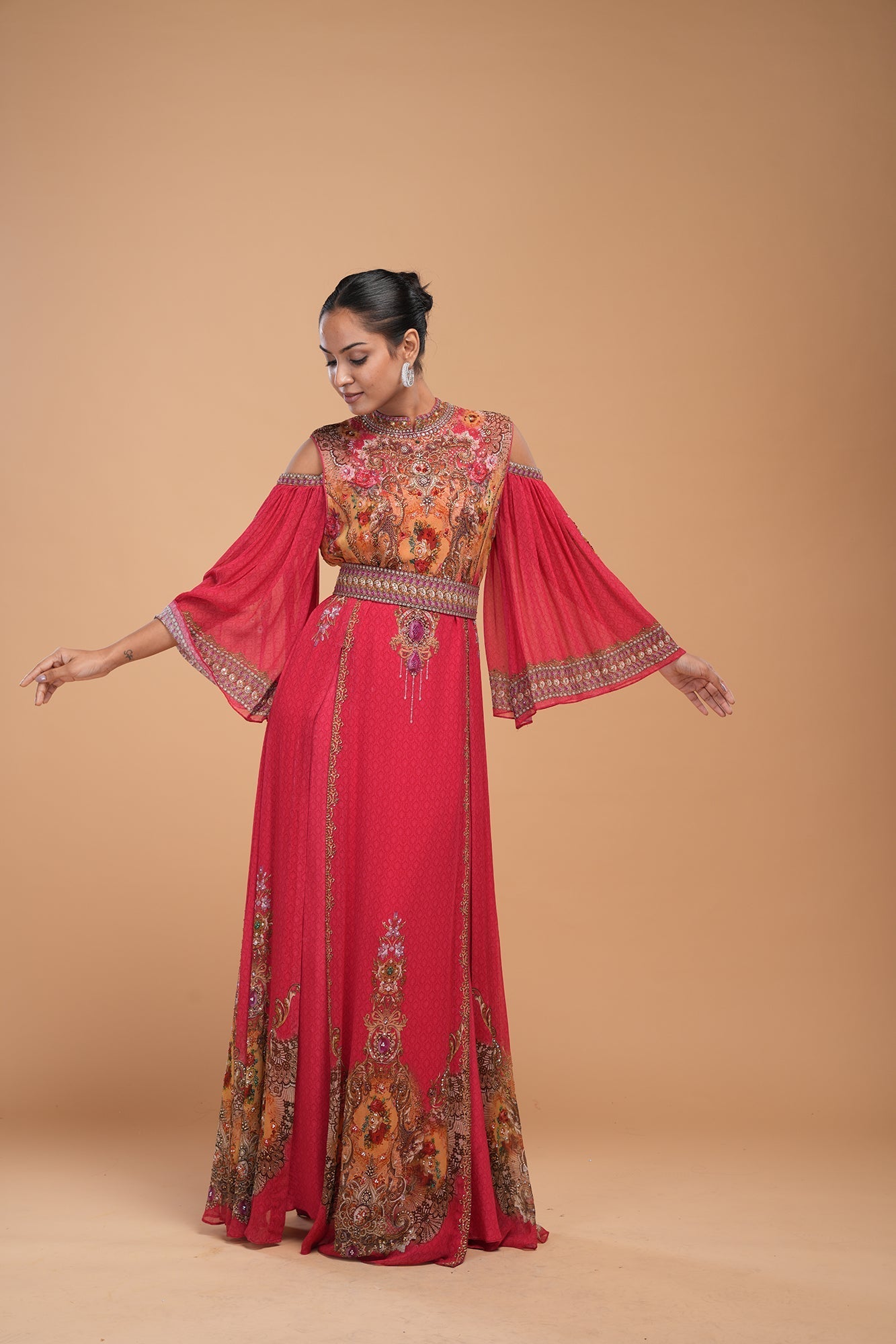 red-color-kaftan-2-1