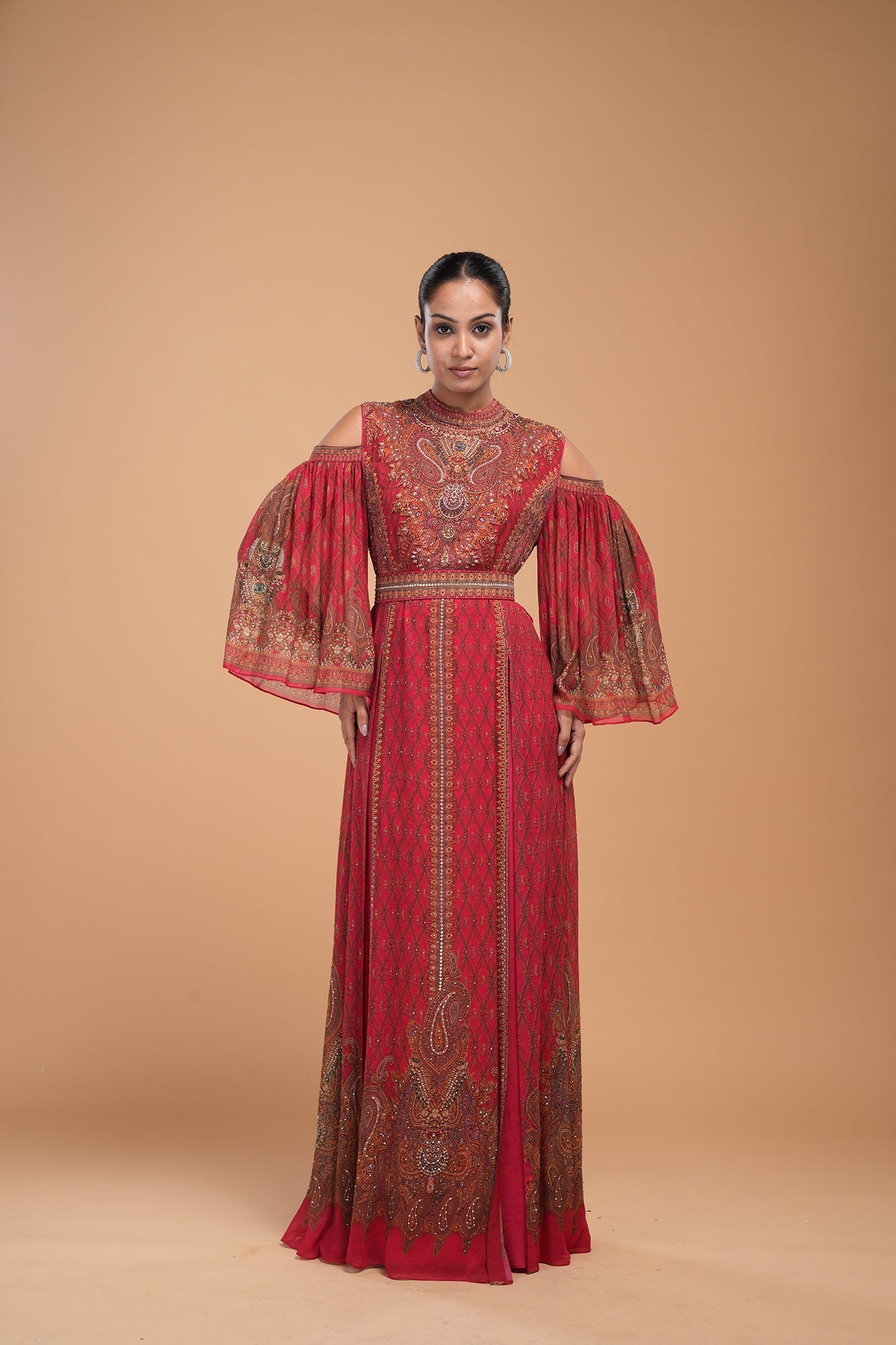 fuschia-color-kaftan-1