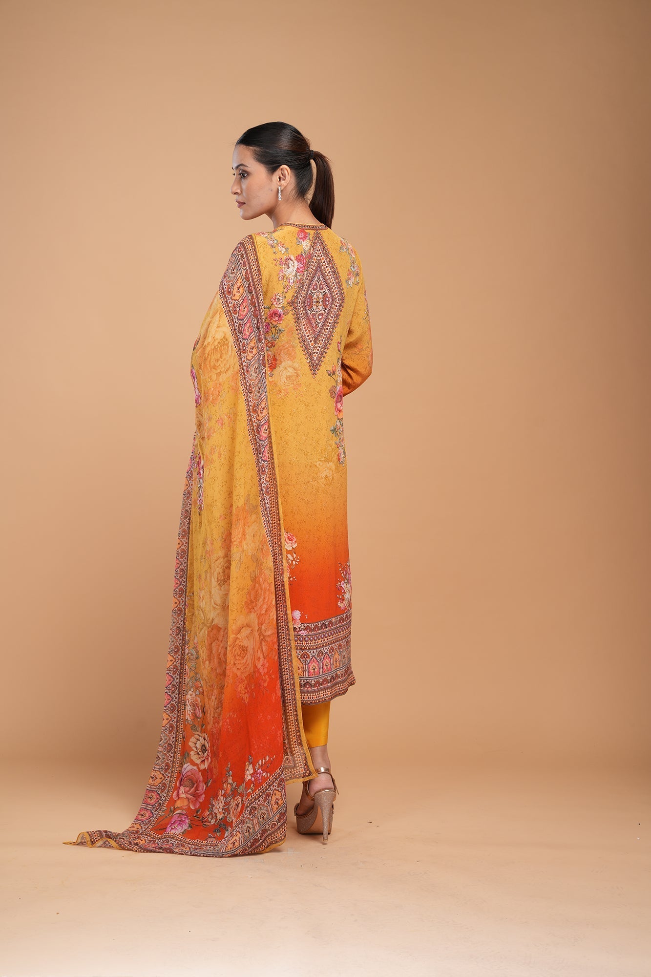 Mustard-Red-Color-Kurta