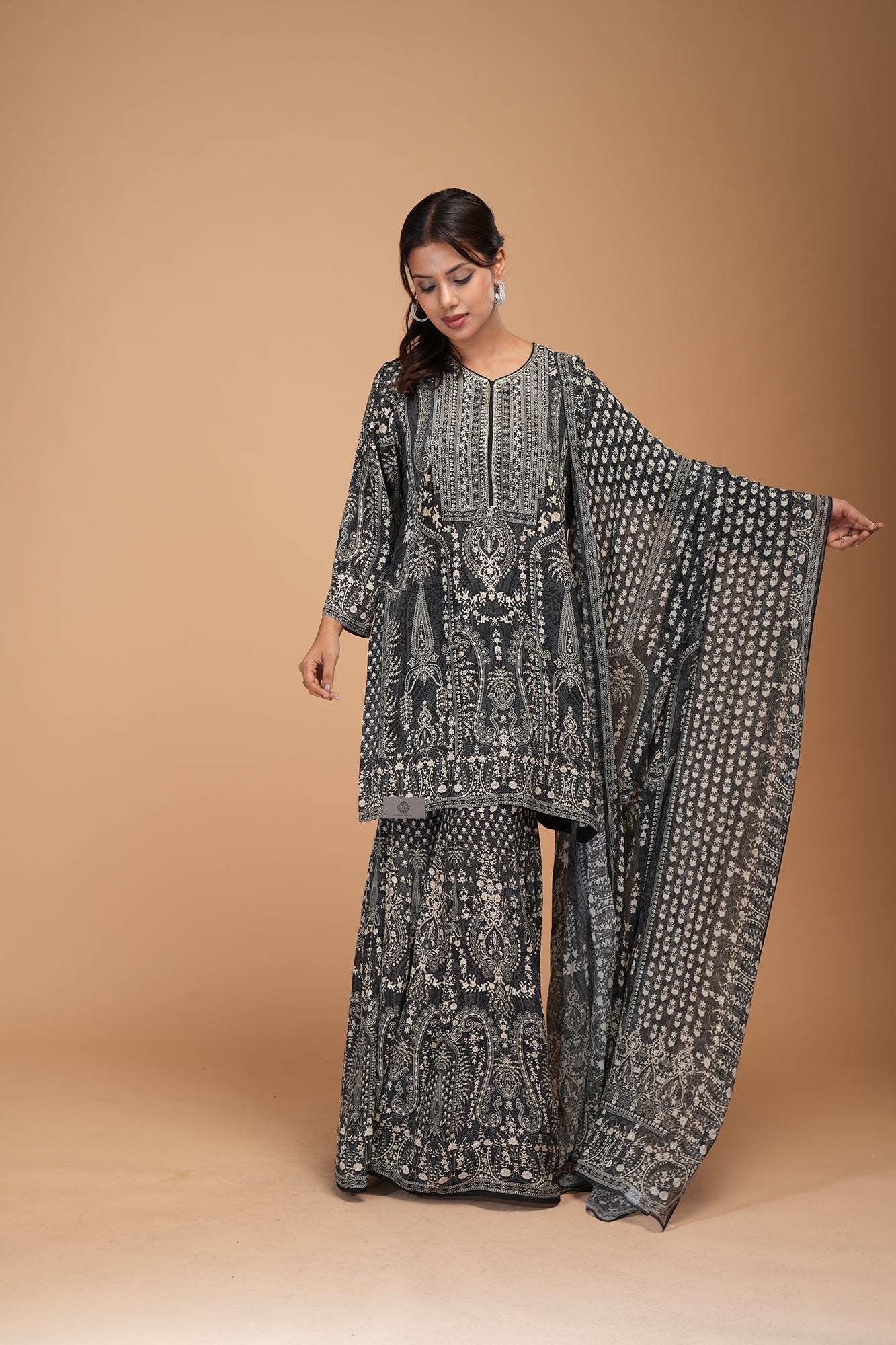 black-color-sharara-3-4