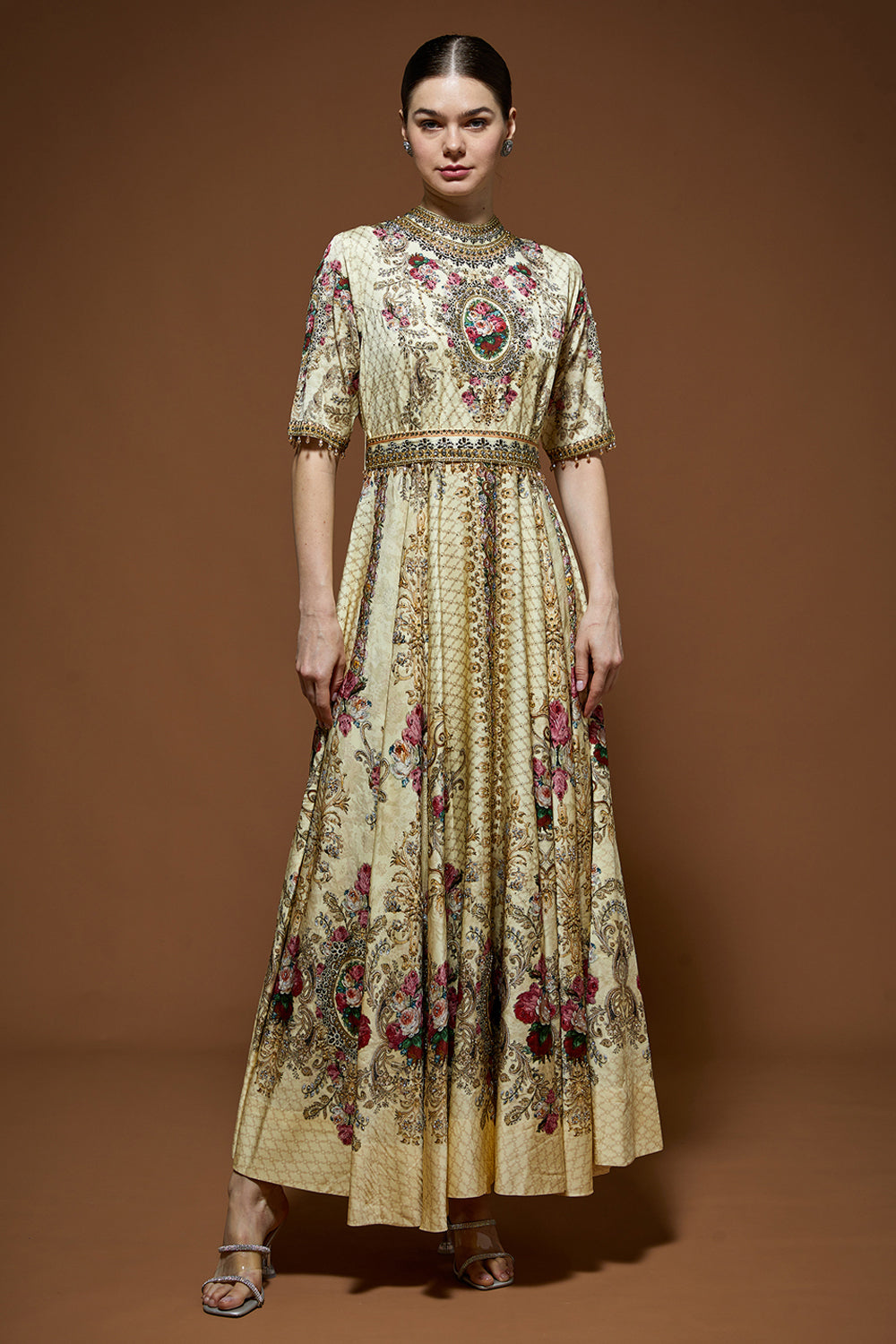 Dark Ivory Kaftan