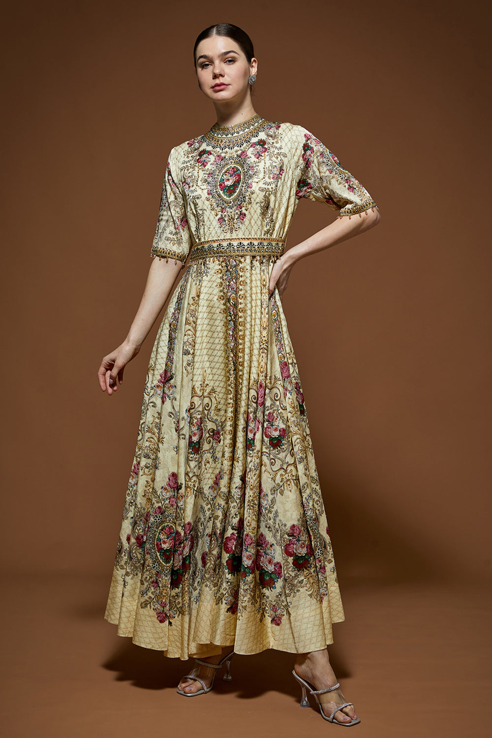 Dark Ivory Kaftan