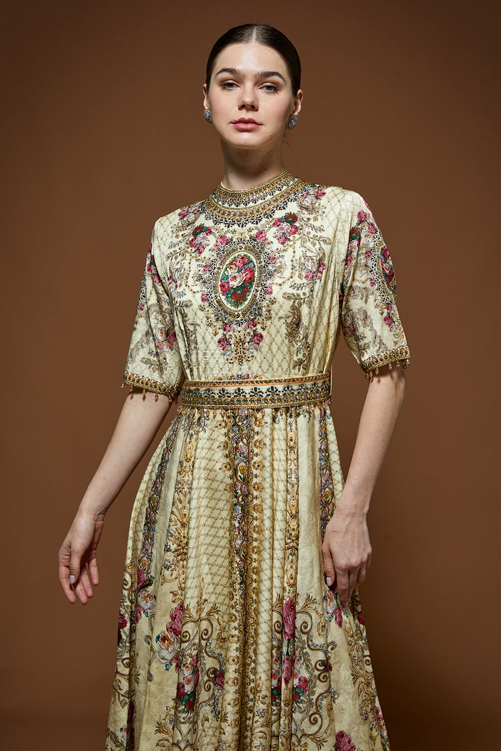 Dark Ivory Kaftan