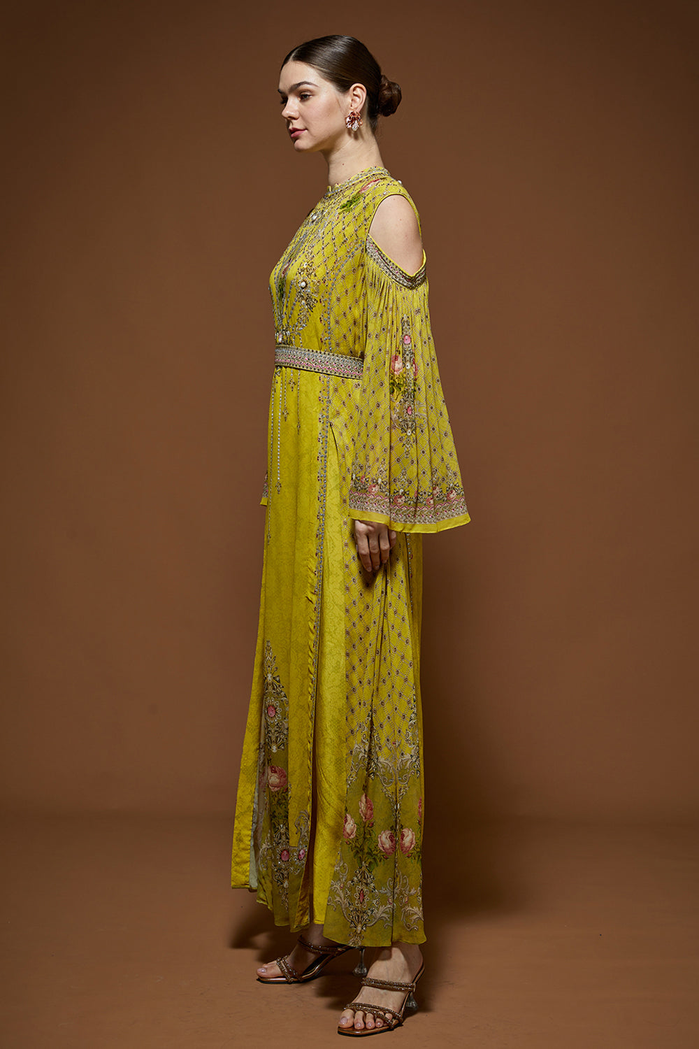 Lime Yellow Kaftan