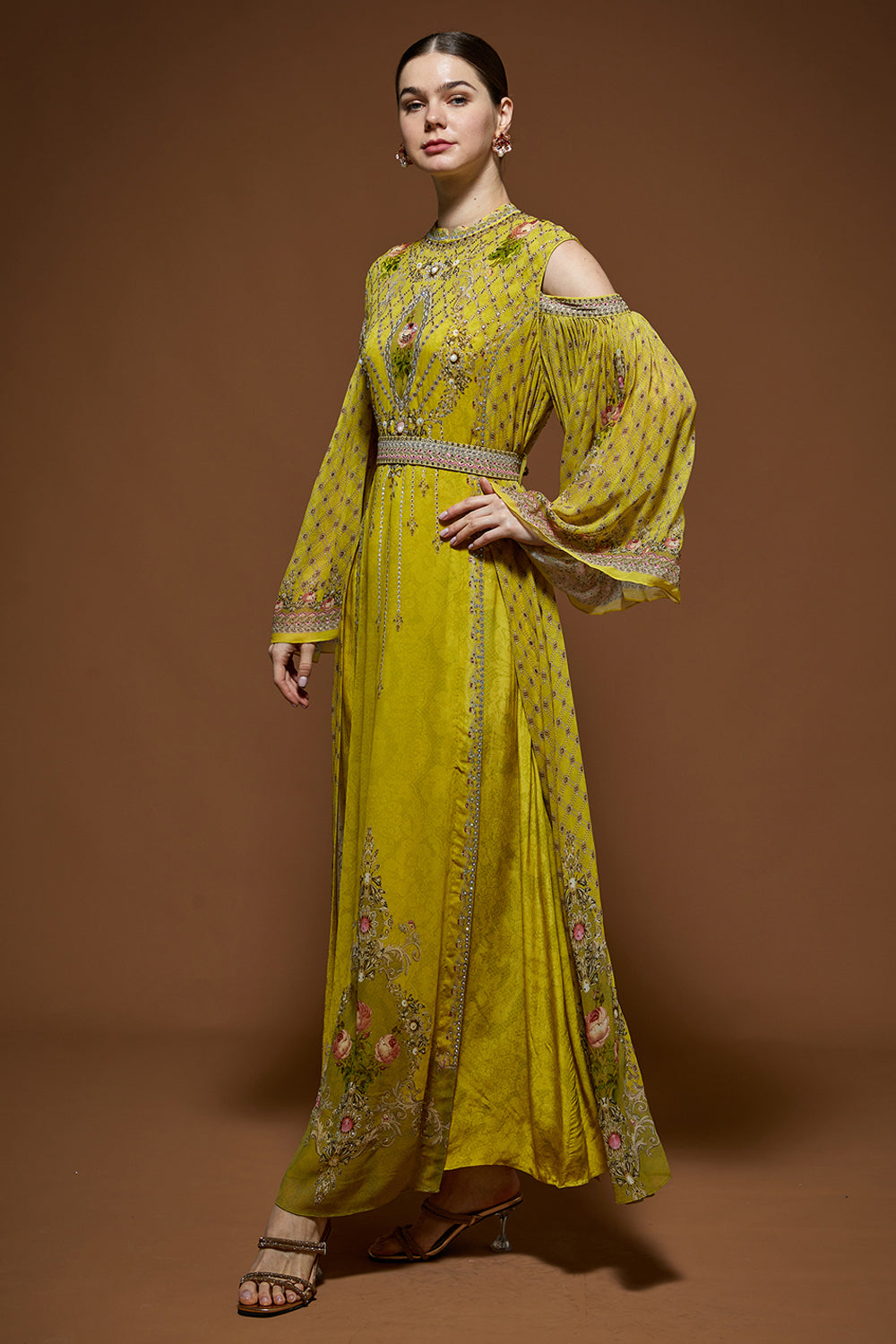 Lime Yellow Kaftan