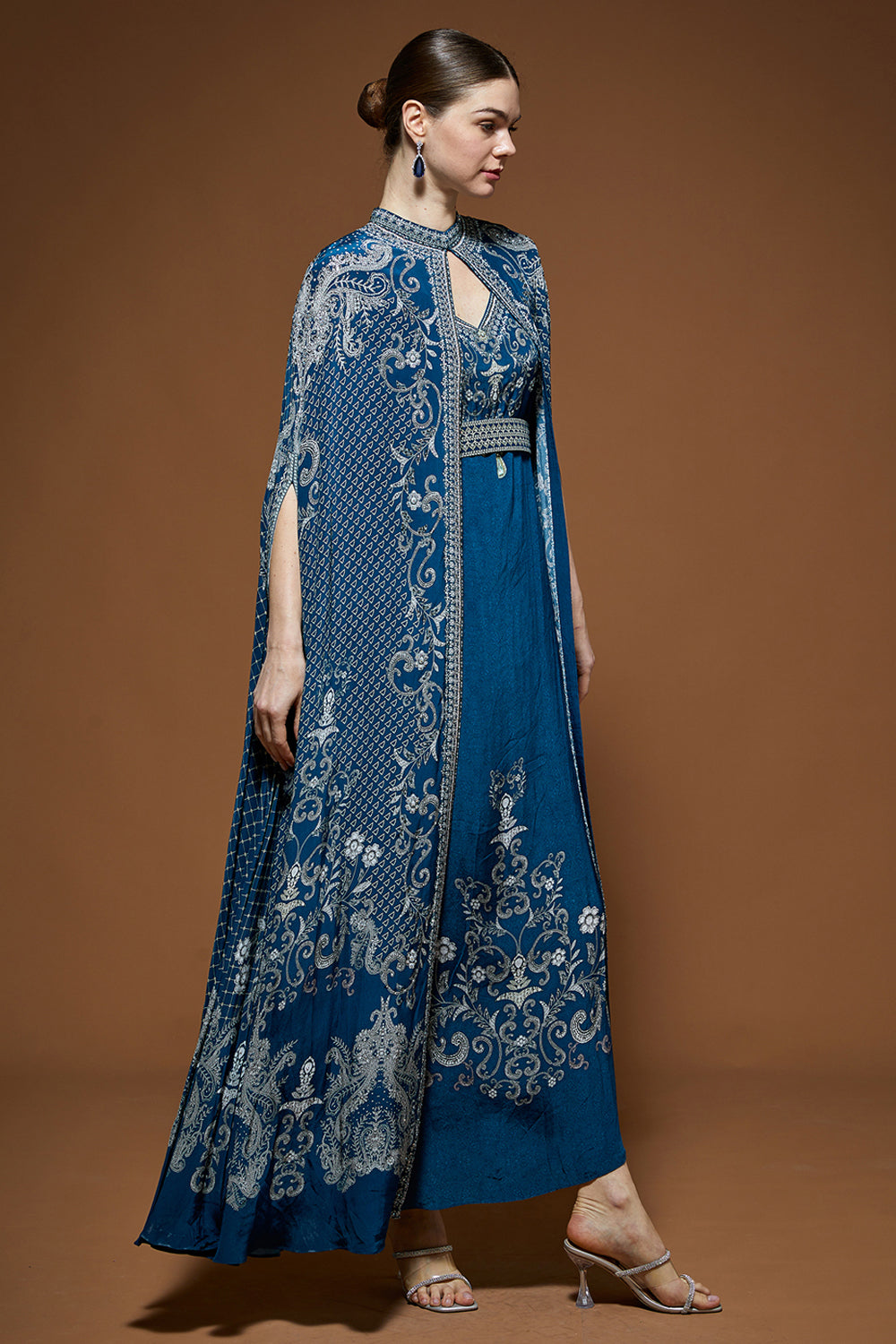 Navy Blue Kaftan