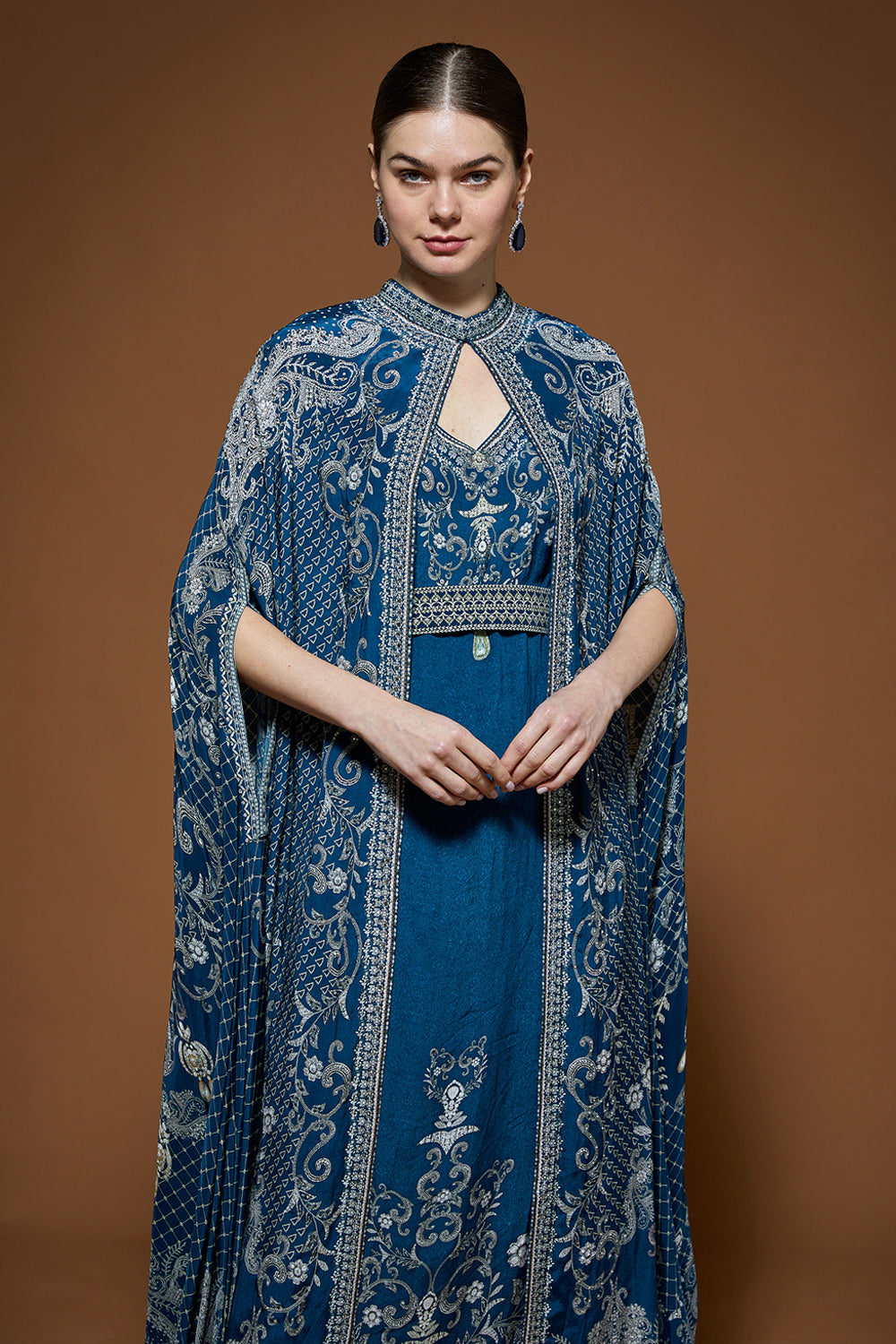 Navy Blue Kaftan