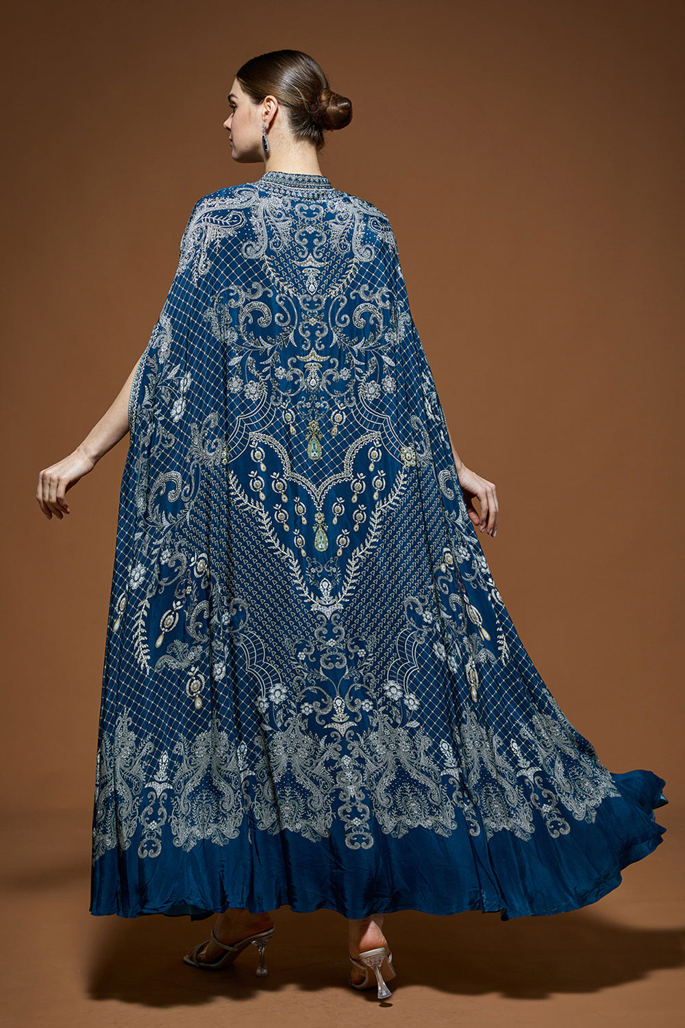 Navy Blue Kaftan