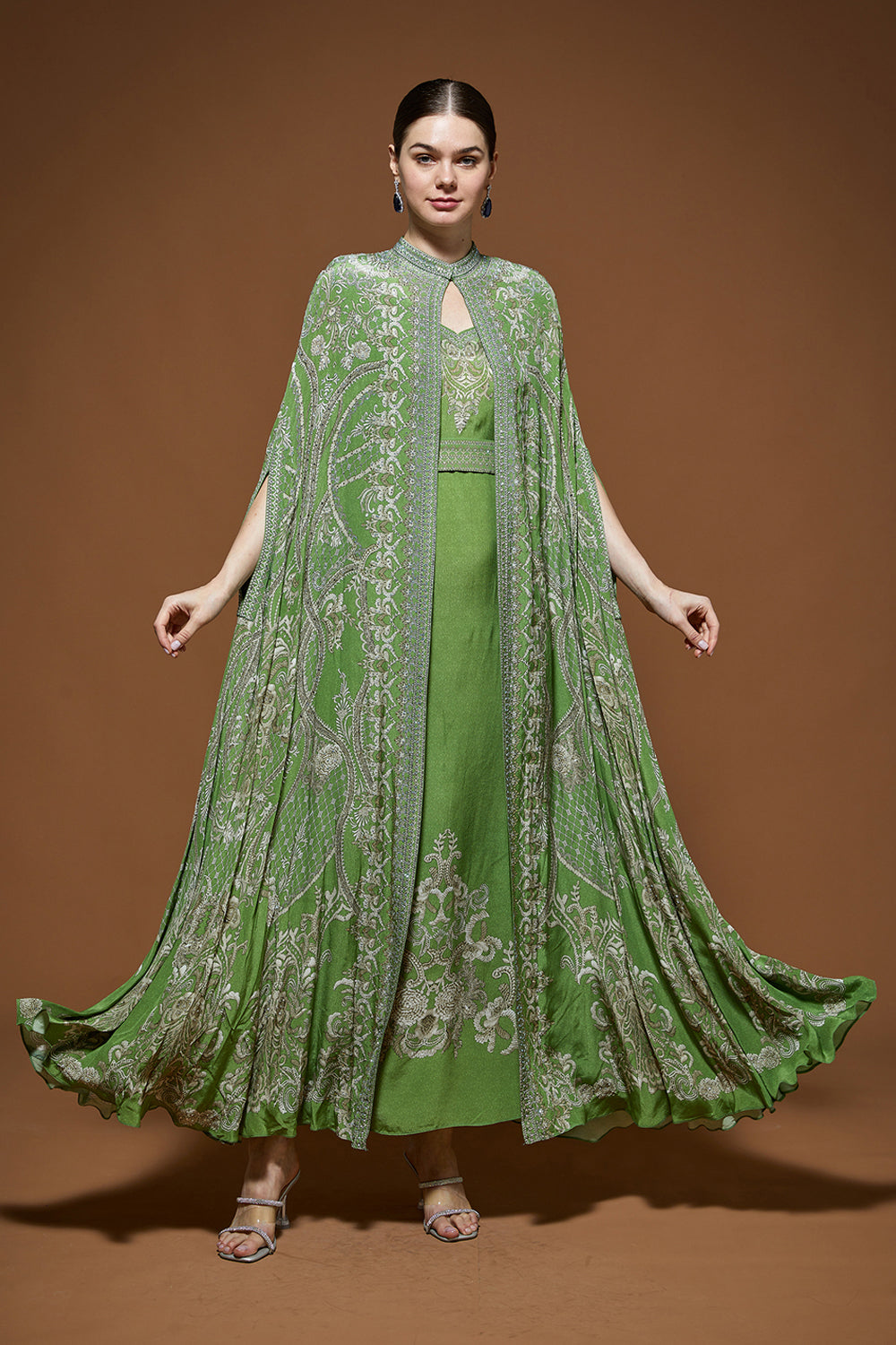Pale Green Kaftan