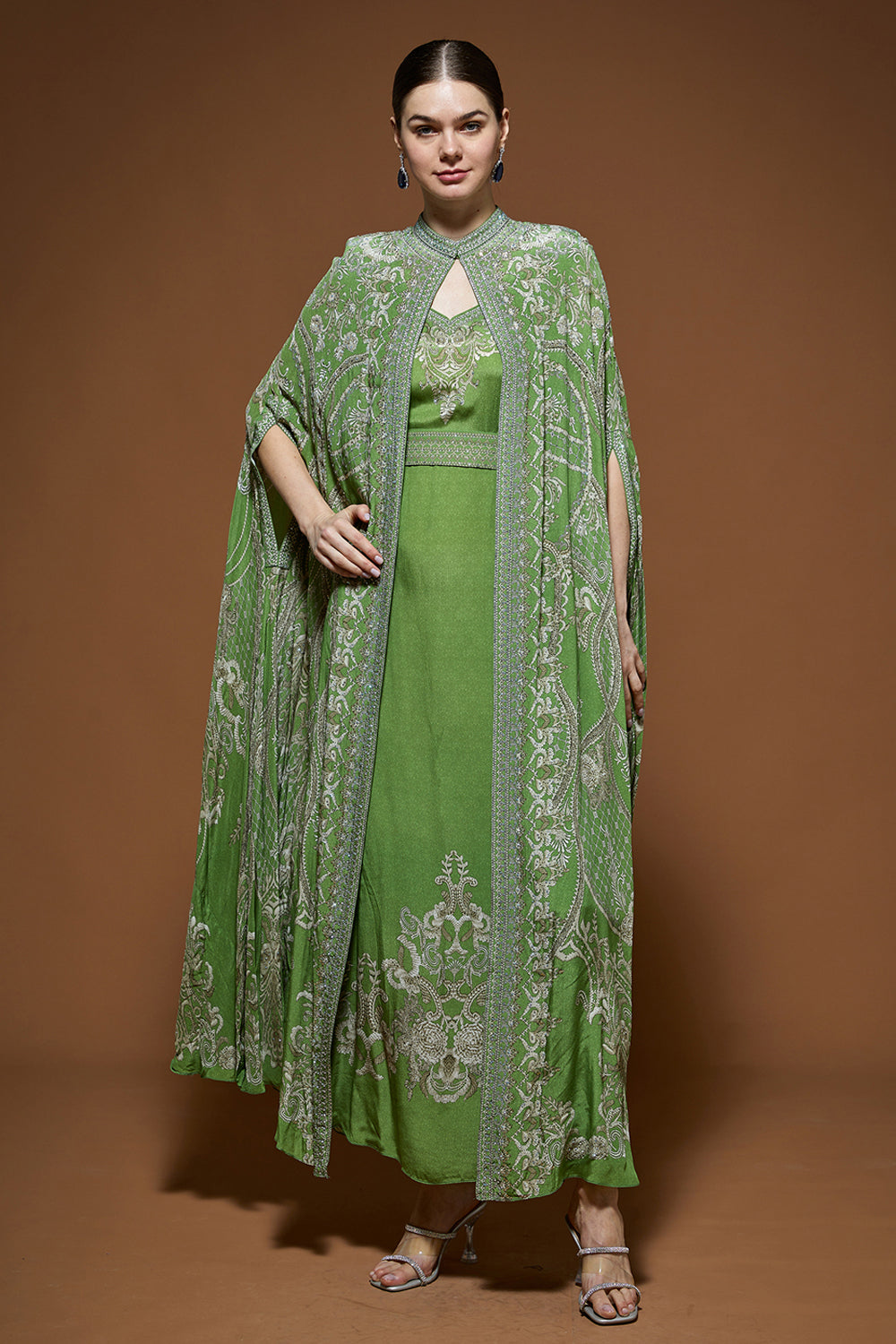 Pale Green Kaftan