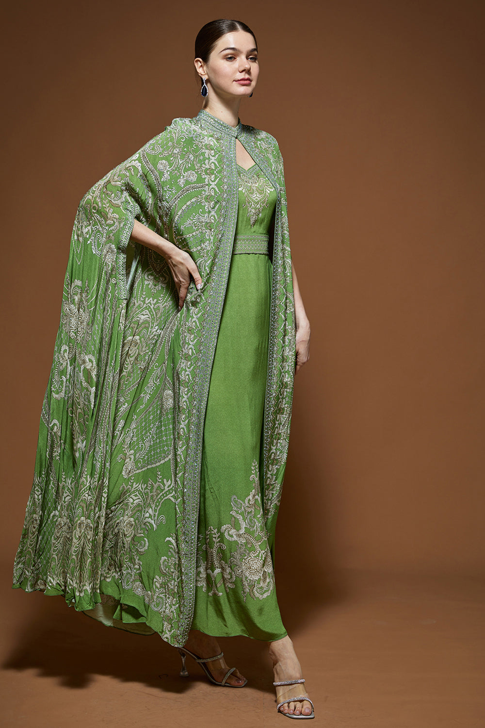Pale Green Kaftan