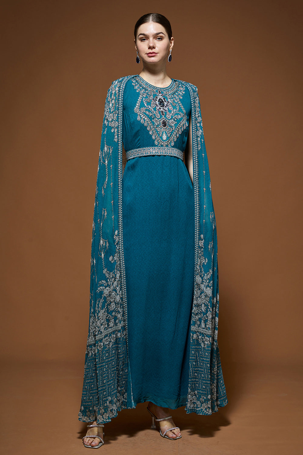 Teal Kaftan