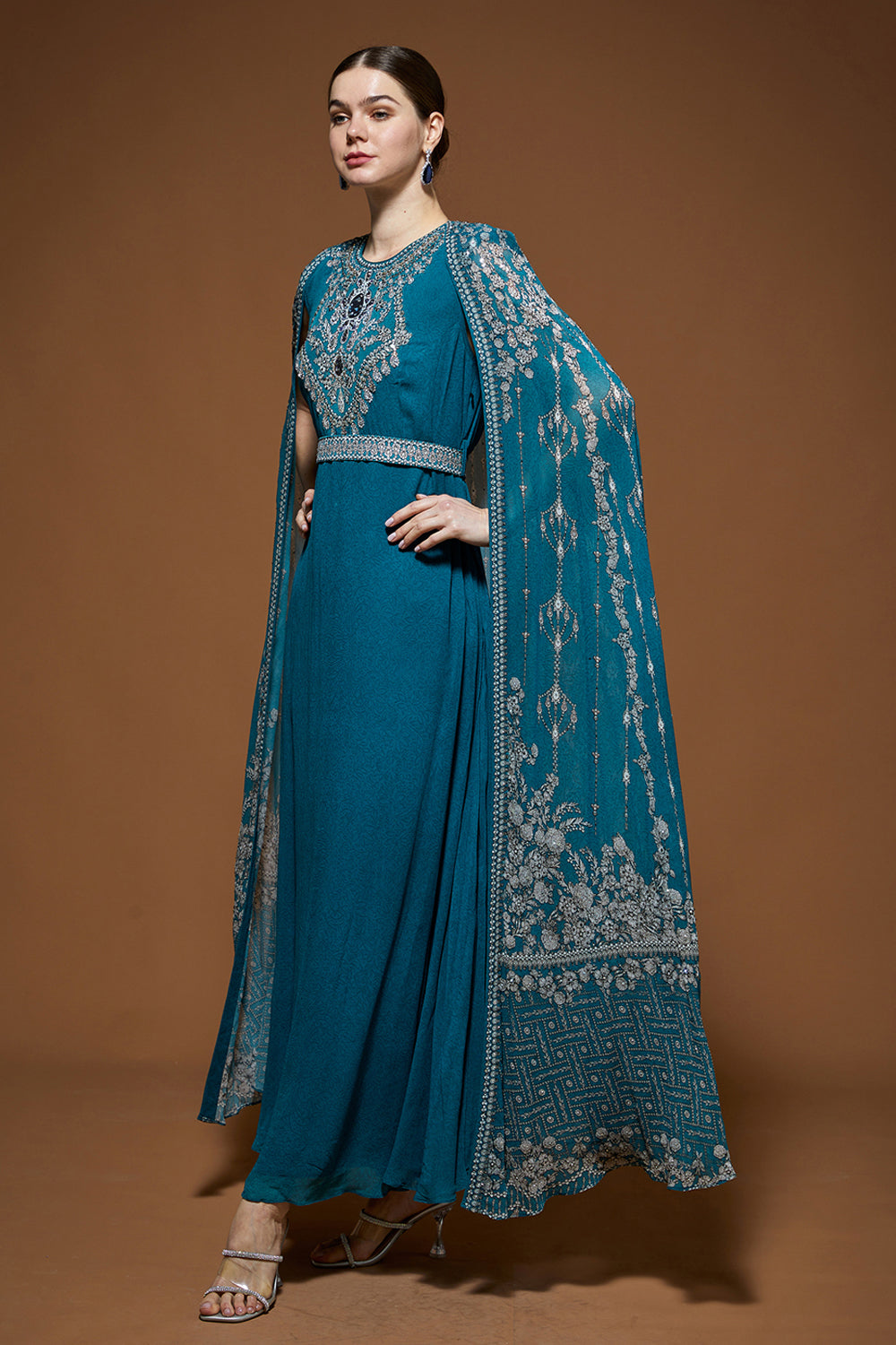 Teal Kaftan